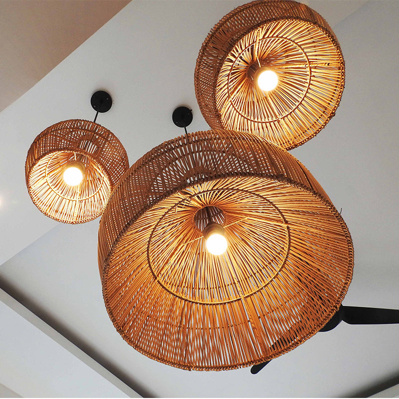 Ritta Vintage Artisanal Rotin Suspension Salon - Neutralighting