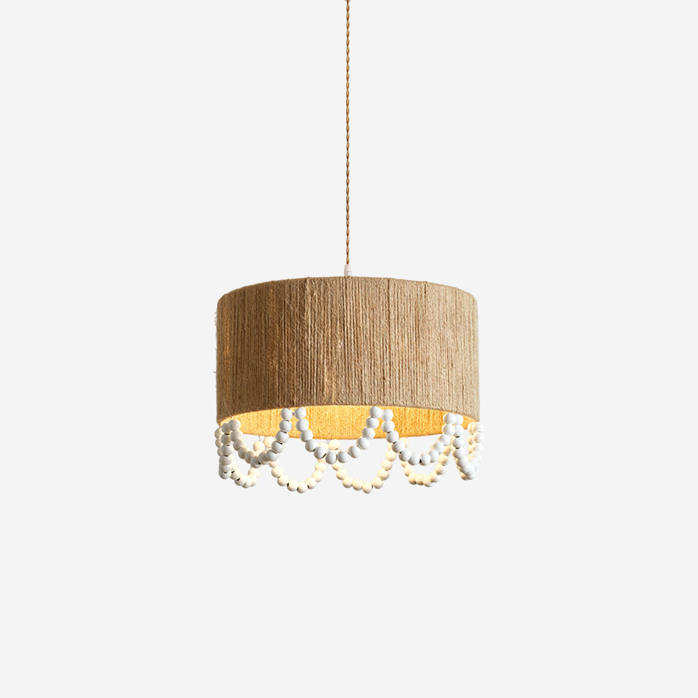 Boho Dona Suspension Naturel Frange Organique - Neutralighting