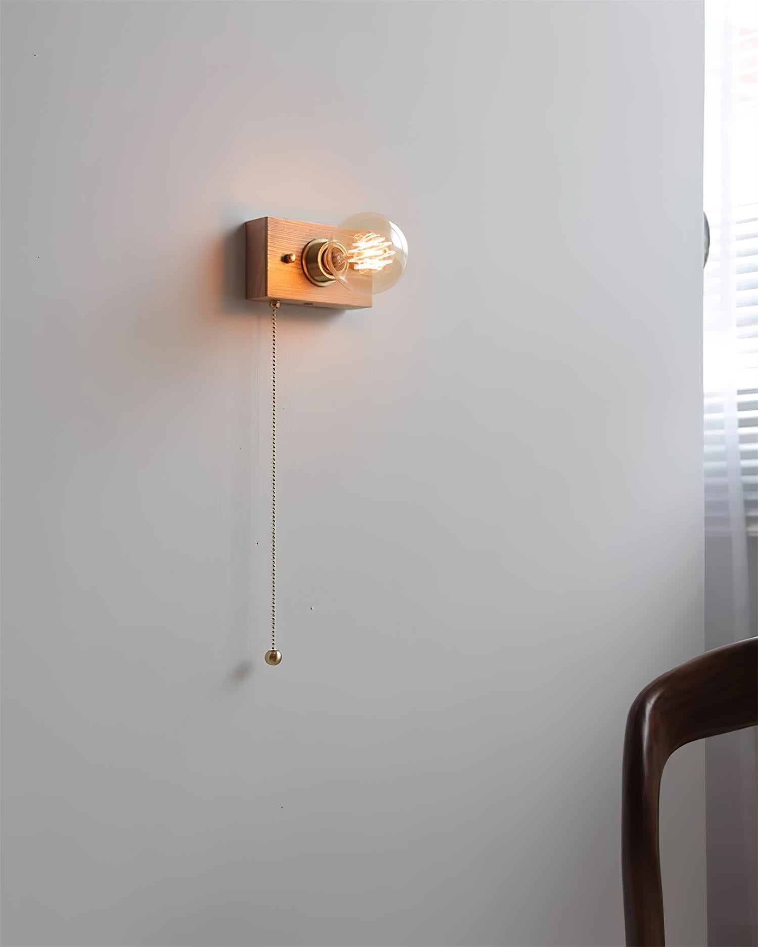 Bois Applique Murale Style Edison - Neutralighting