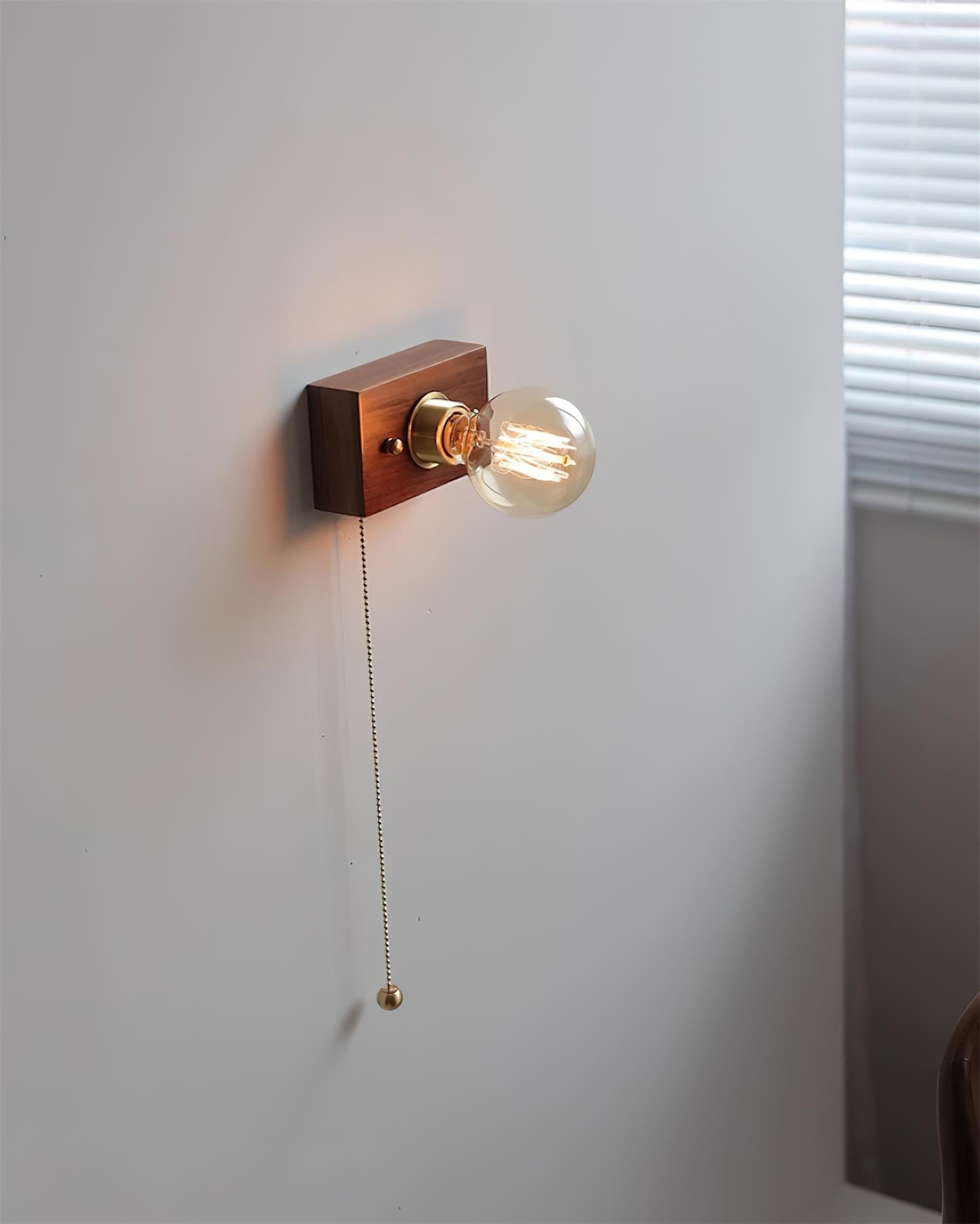 Bois Applique Murale Style Edison - Neutralighting