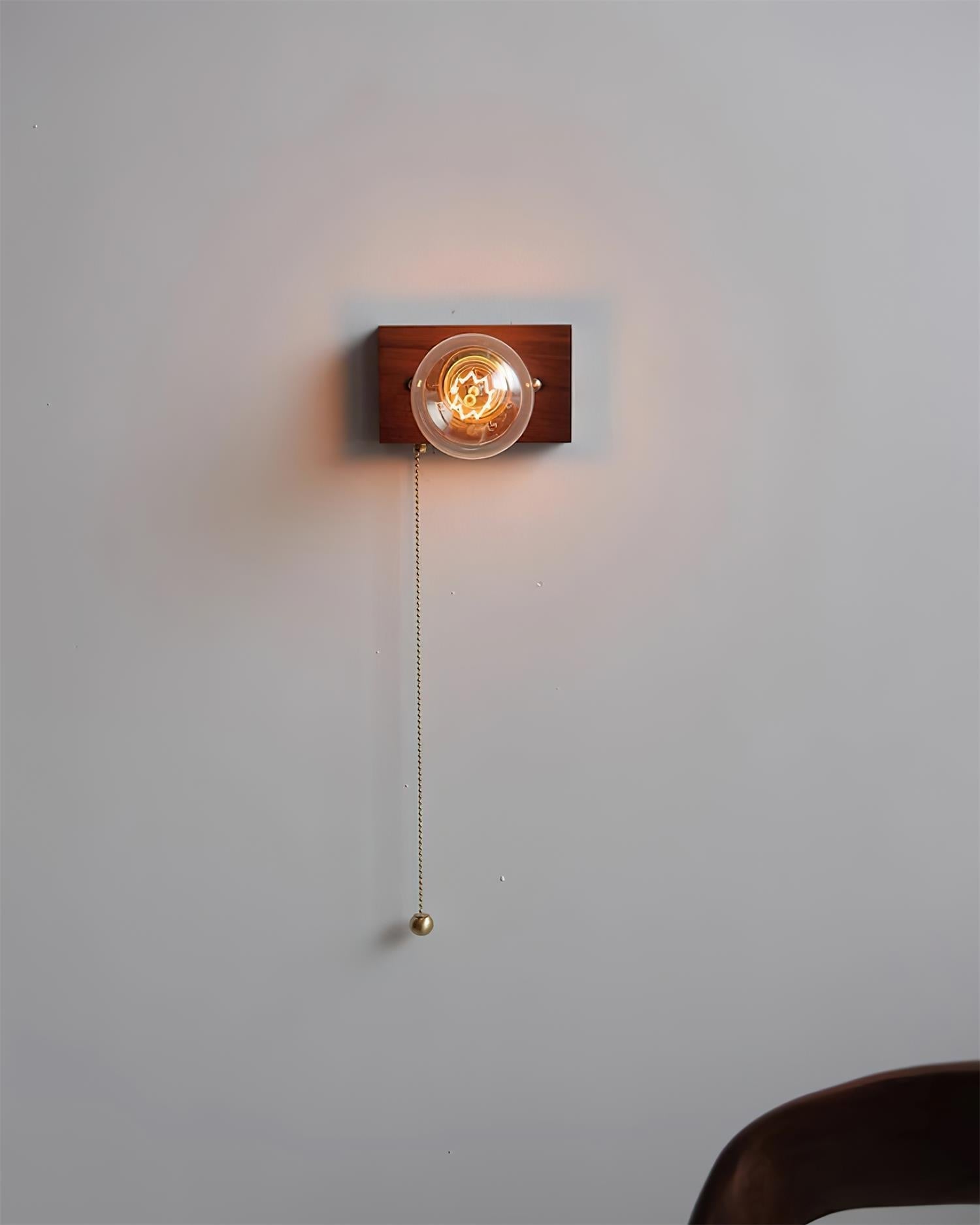 Bois Applique Murale Style Edison - Neutralighting