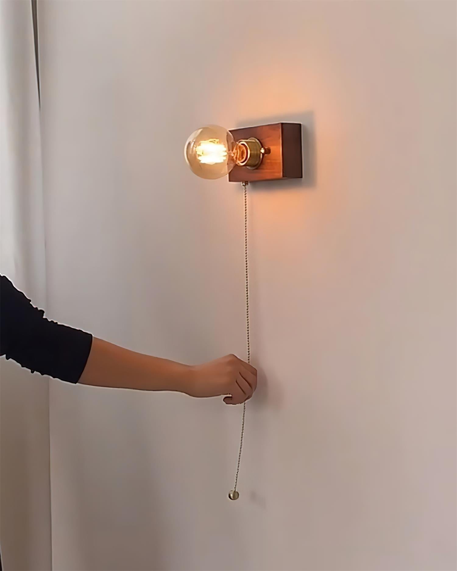 Bois Applique Murale Style Edison - Neutralighting