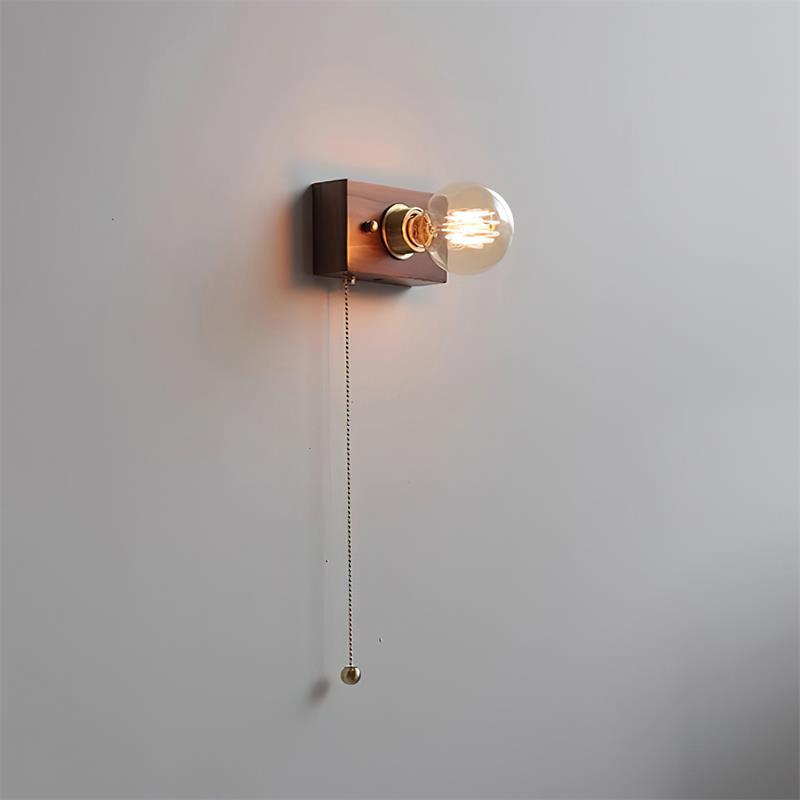 Bois Applique Murale Style Edison - Neutralighting
