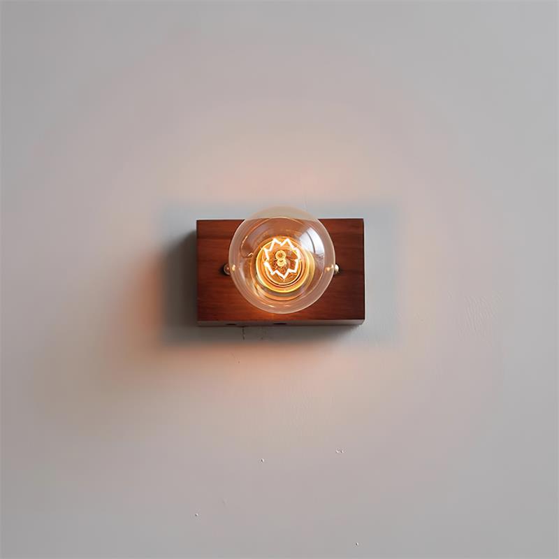 Bois Applique Murale Style Edison - Neutralighting