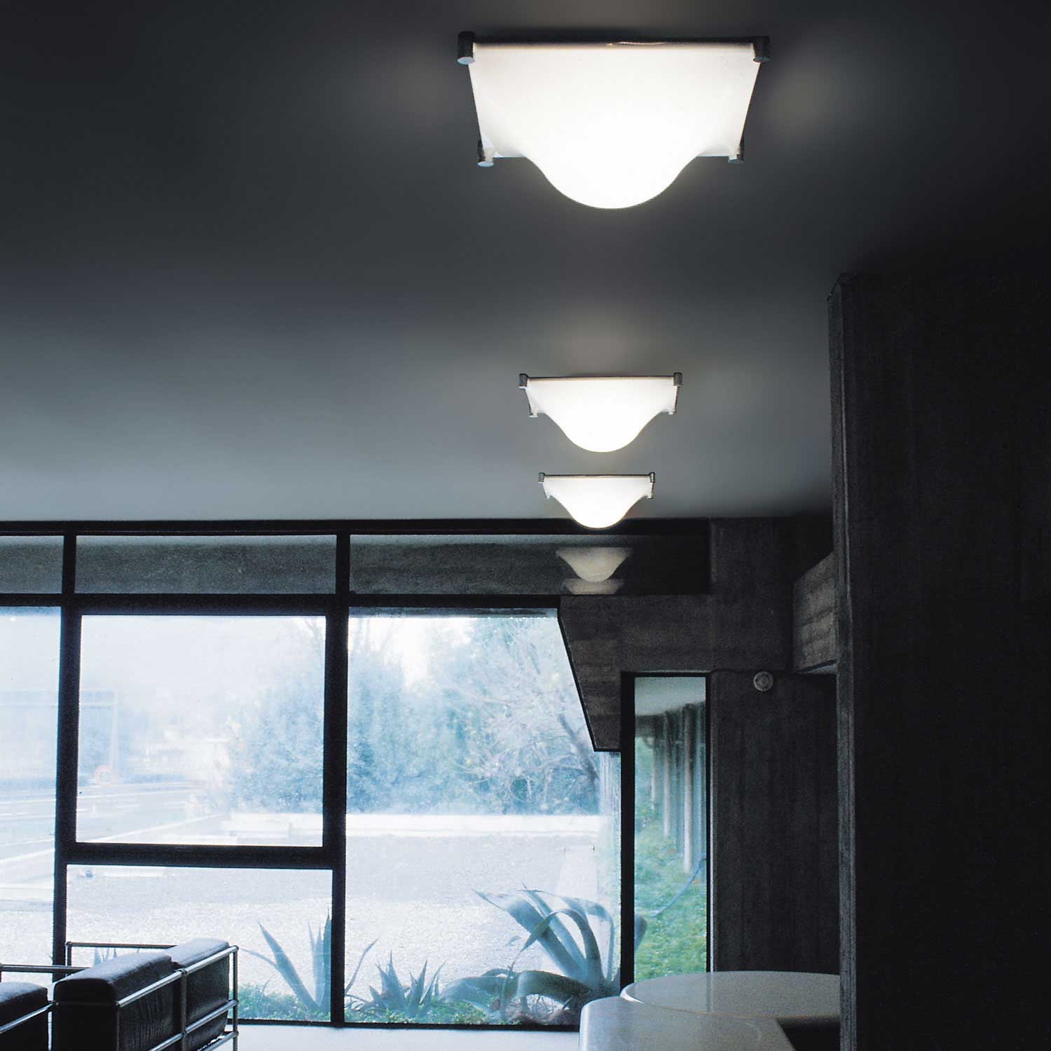 Bolla Lustre Plafonnier Blanc Doux Courbes Élégant - Neutralighting