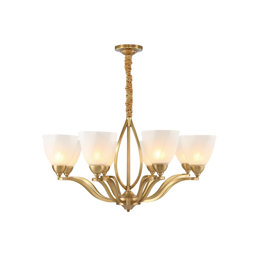 Dvaluvyj Postmodern Luxe Laiton Métal Verre Lustre - Neutralighting