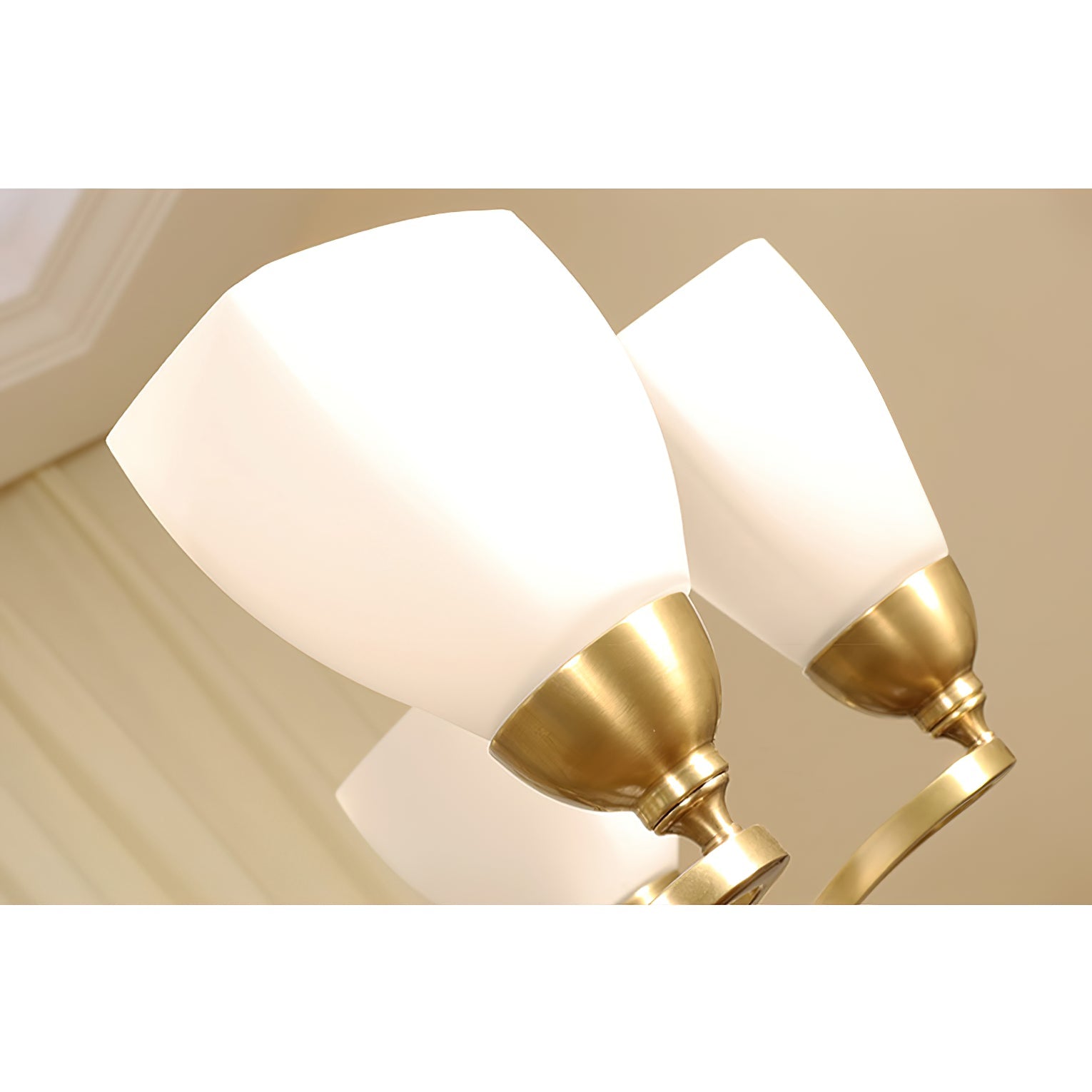 Dvaluvyj Postmodern Luxe Laiton Métal Verre Lustre - Neutralighting