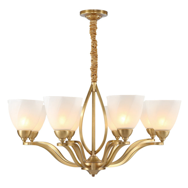Dvaluvyj Postmodern Luxe Laiton Métal Verre Lustre - Neutralighting