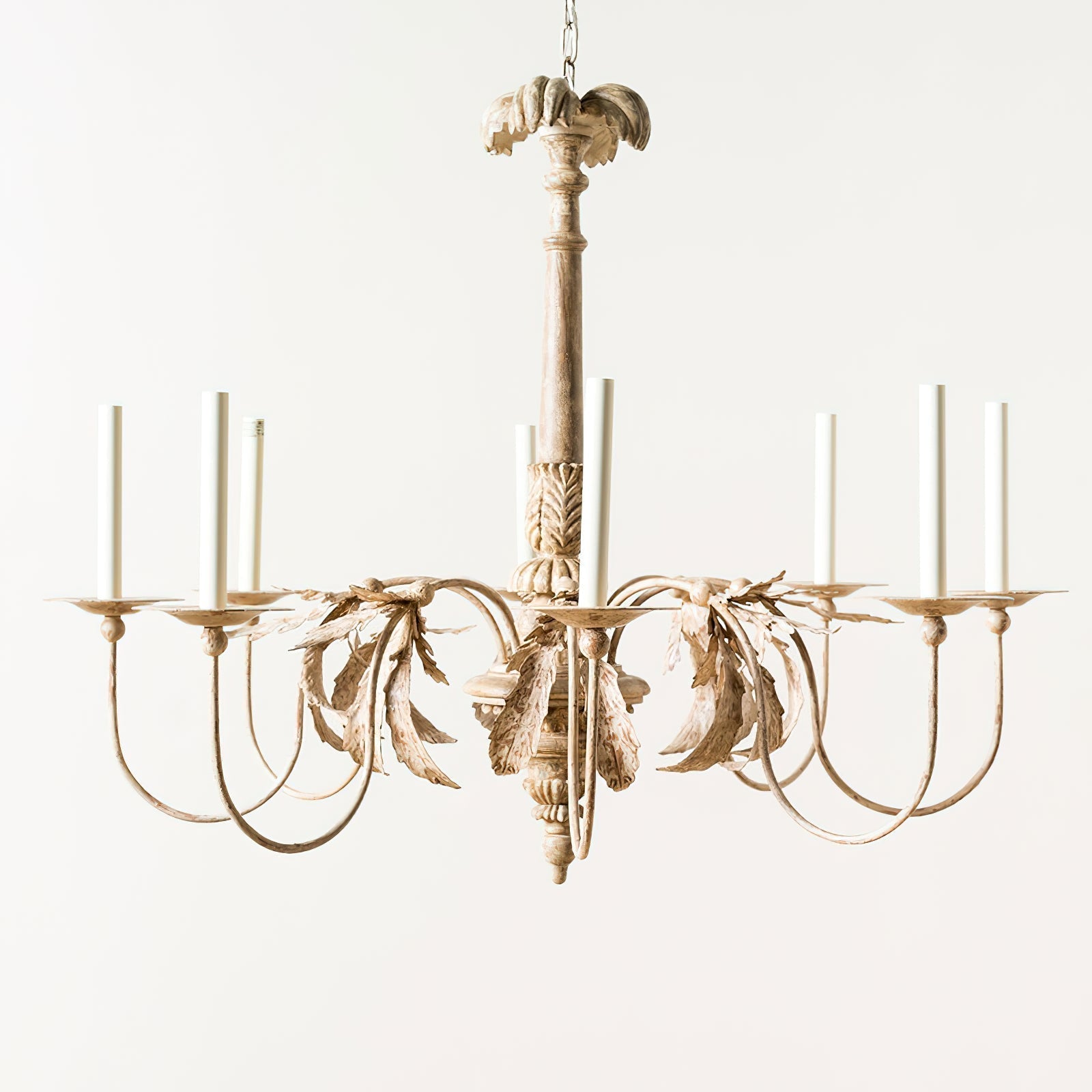 Eirikuvyj Postmodern Luxury Short Wooden Metal Chandelier - Lamp Copper