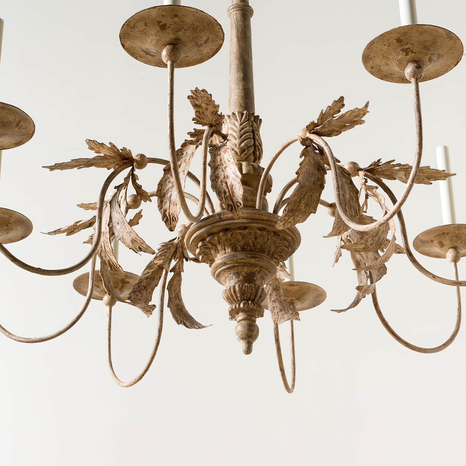 Eirikuvyj Postmodern Luxury Short Wooden Metal Chandelier - Lamp Copper