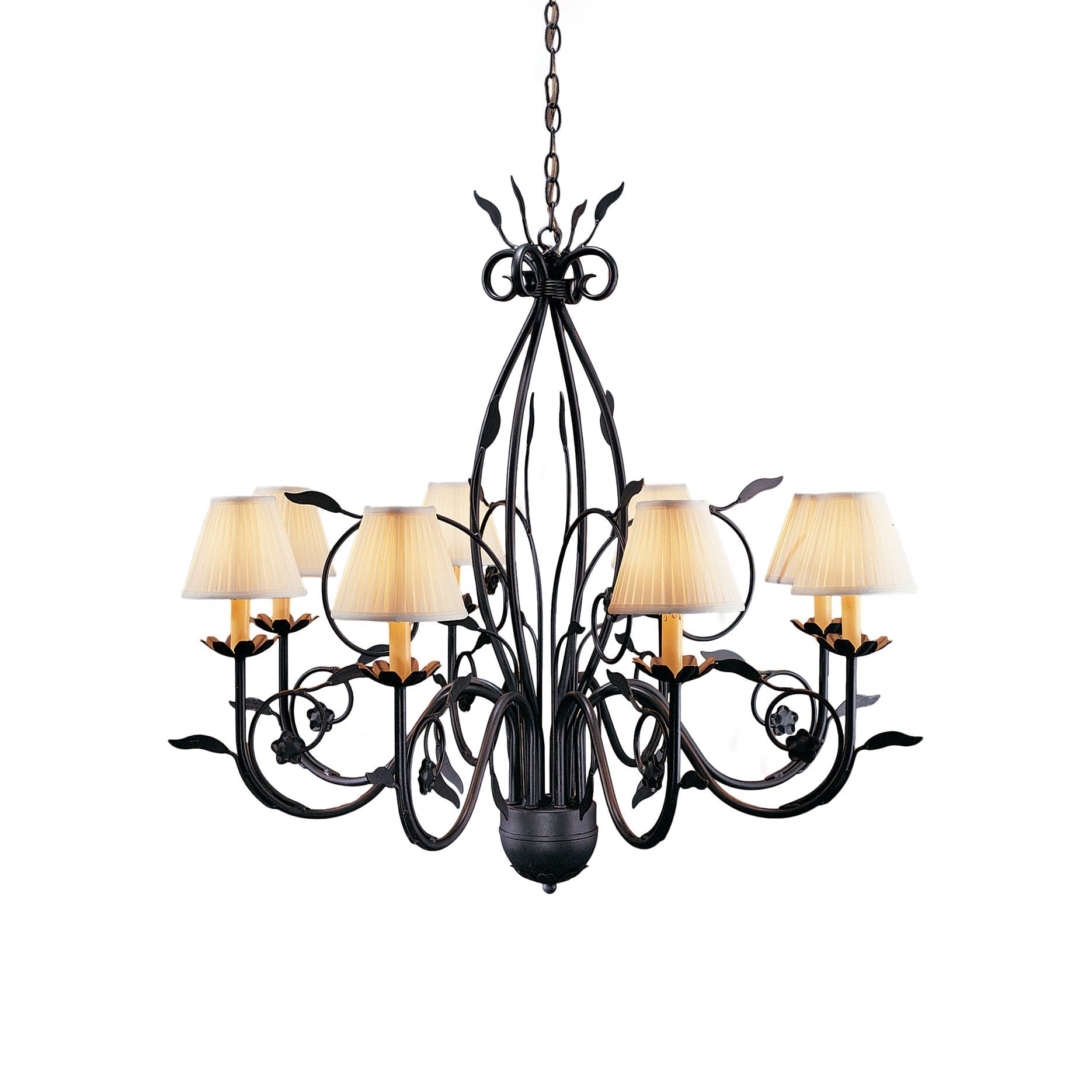 Gloruvyj Individuel Créativité Laiton Tissu Lustre - Neutralighting