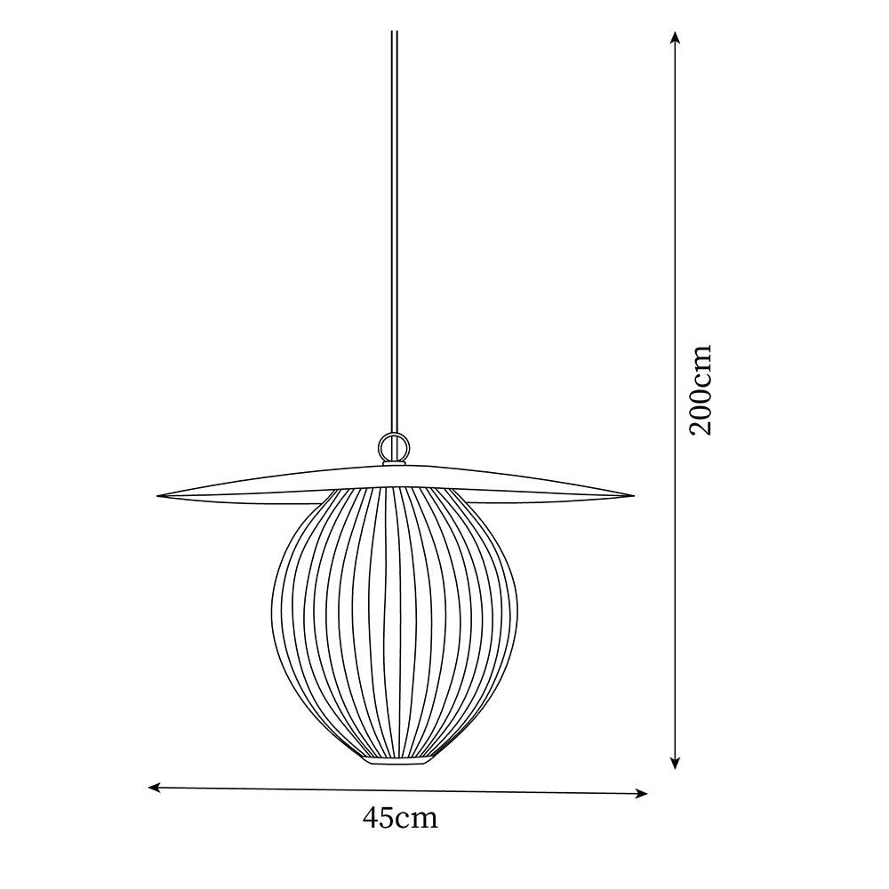 Boris Pendant Lamp Cascading Halo - Letslighting