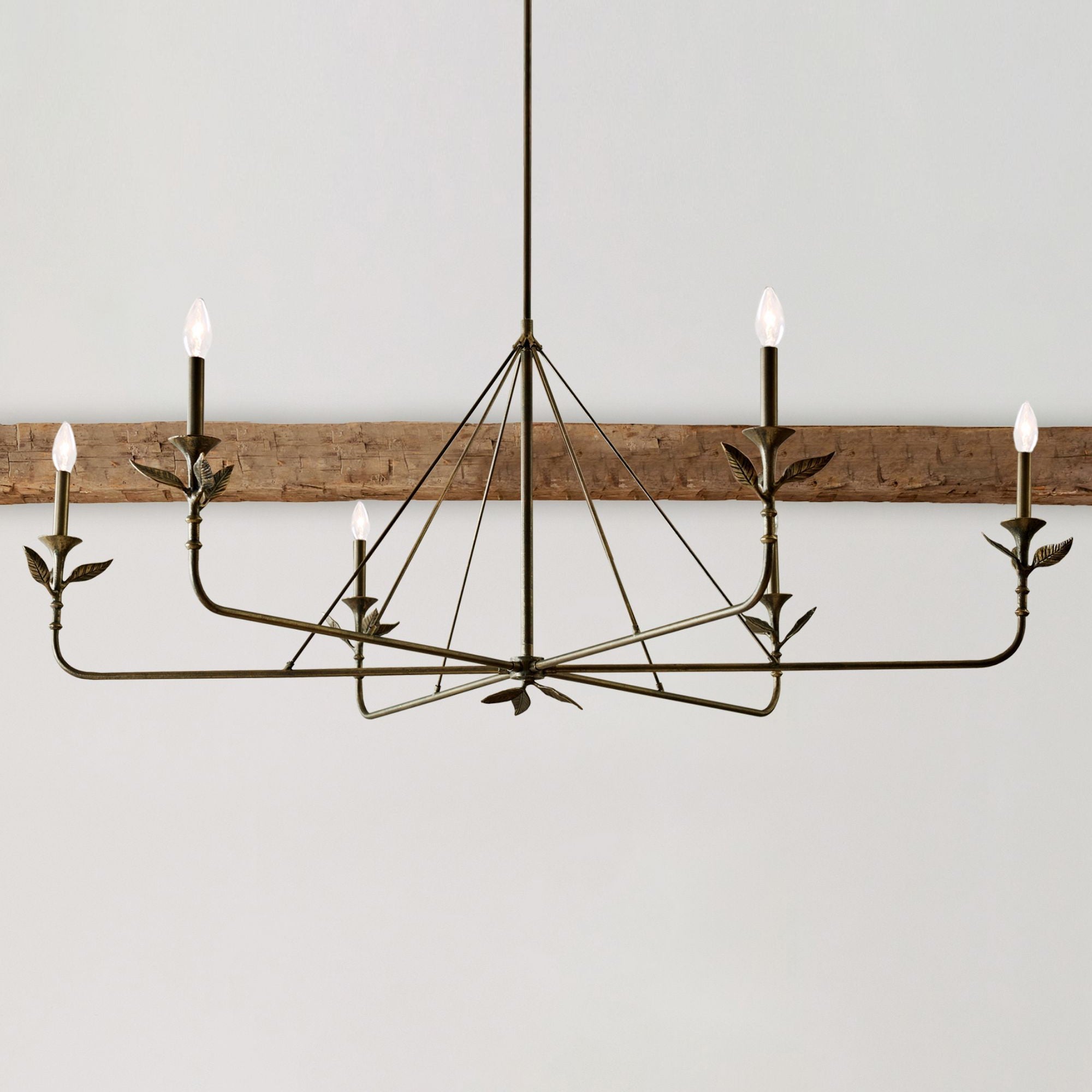 Eurtheion Spring Island Basket Metal Chandelier - Lamp Copper