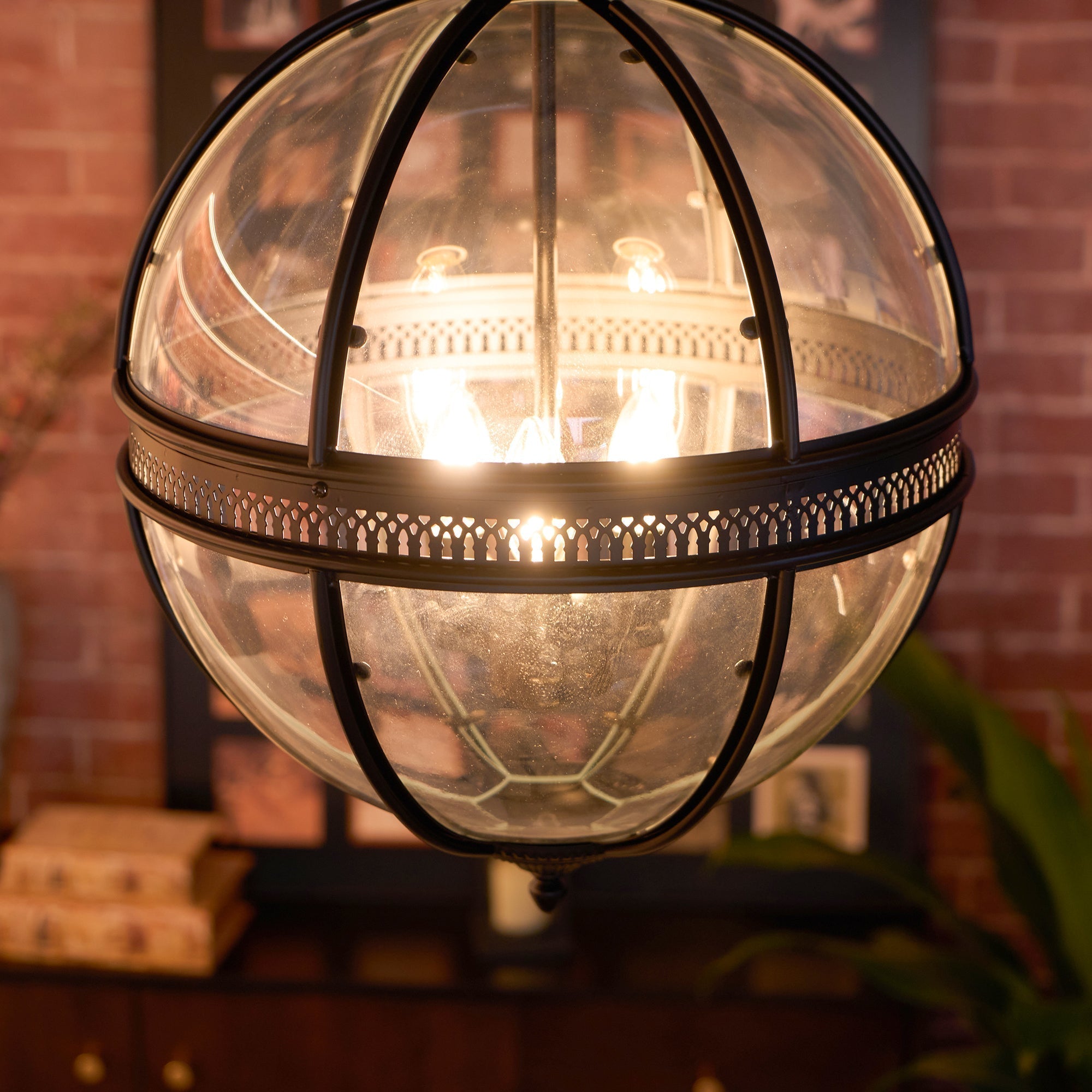 Edward Suspension Rétro en Verre