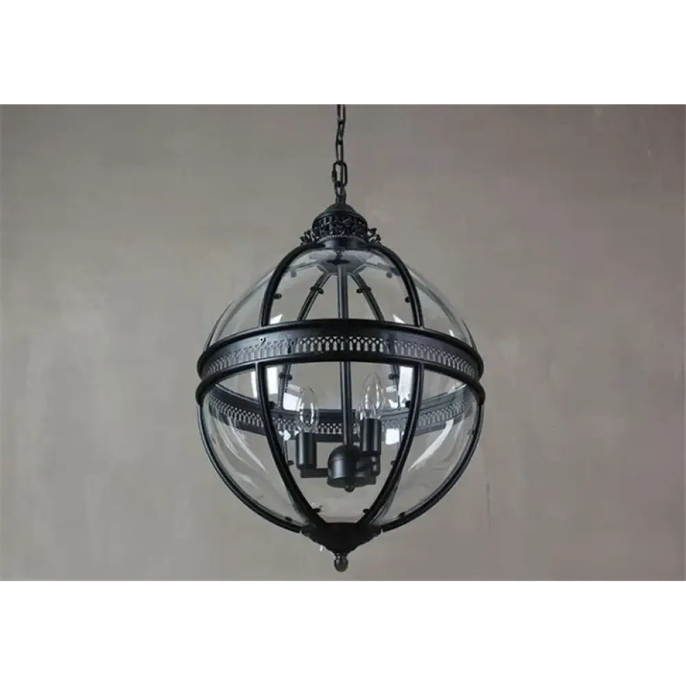 Svelte Ancien Industriel Métal Verre Suspension - Neutralighting