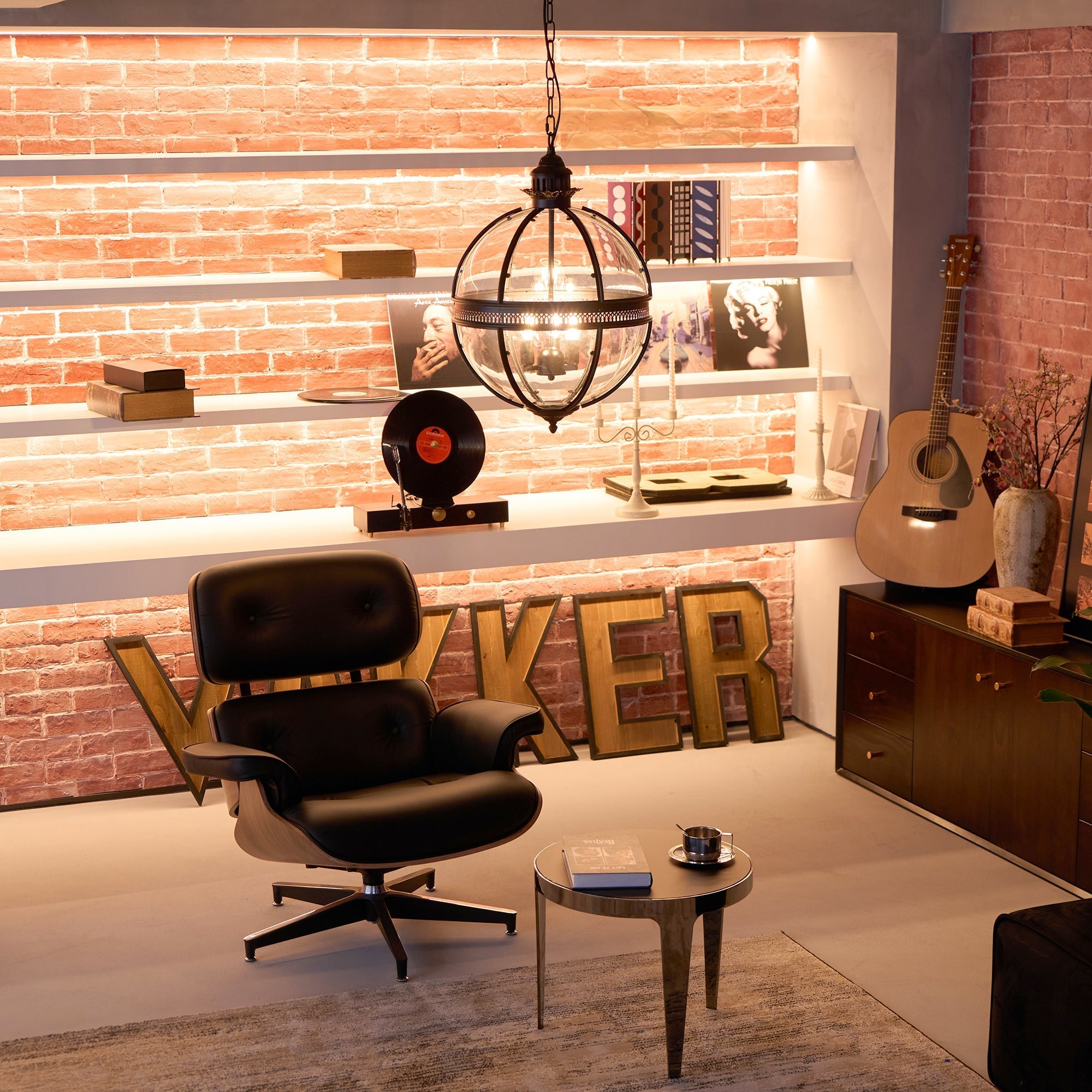 Svelte Ancien Industriel Métal Verre Suspension - Neutralighting