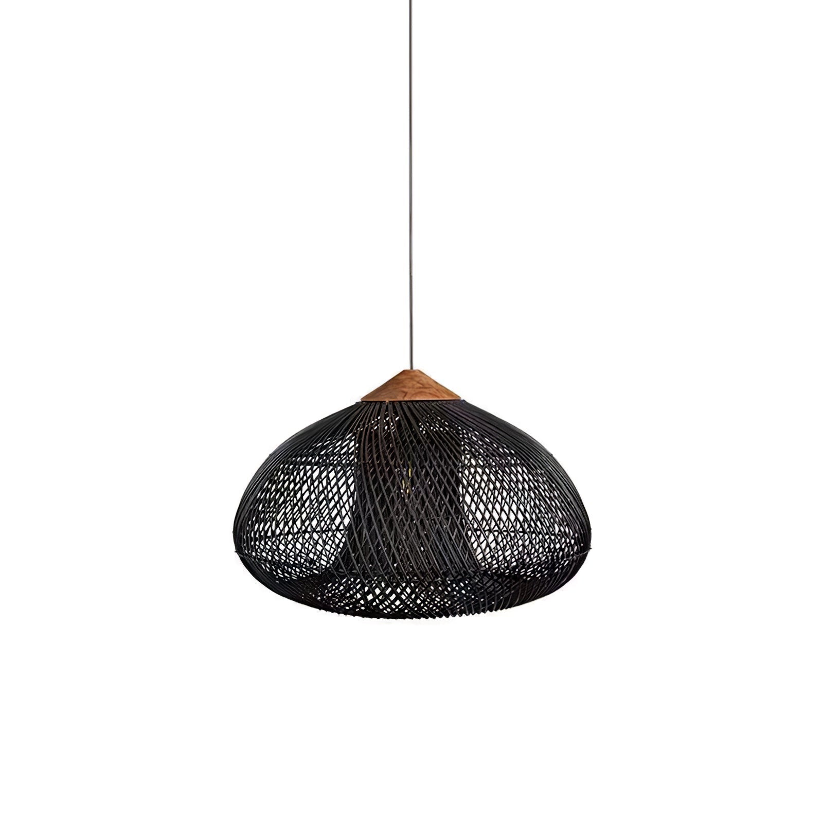 Evelyn Suspension en Rotin Tressé pour Salon - Neutralighting