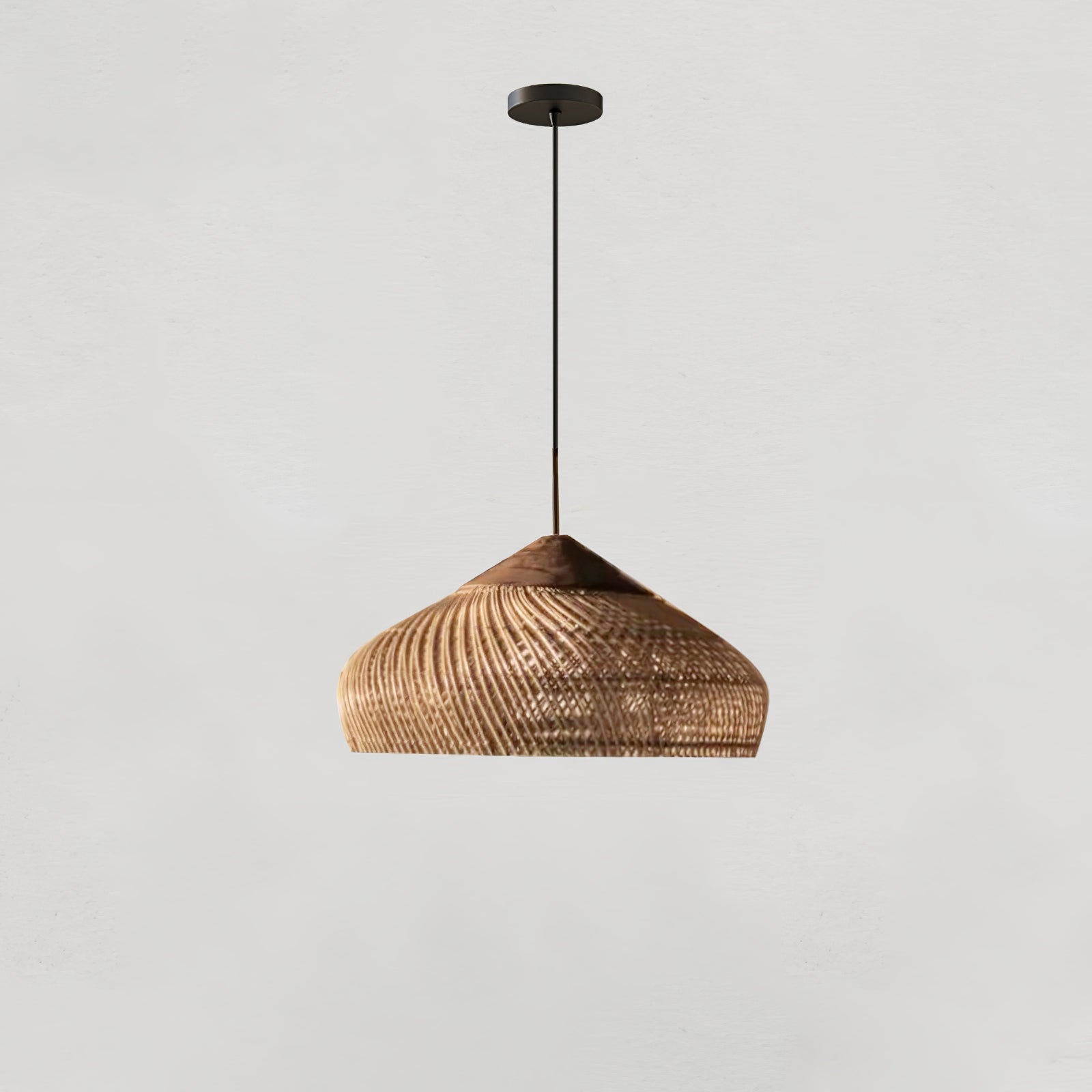 Evelyn Suspension en Rotin Tressé pour Salon - Neutralighting