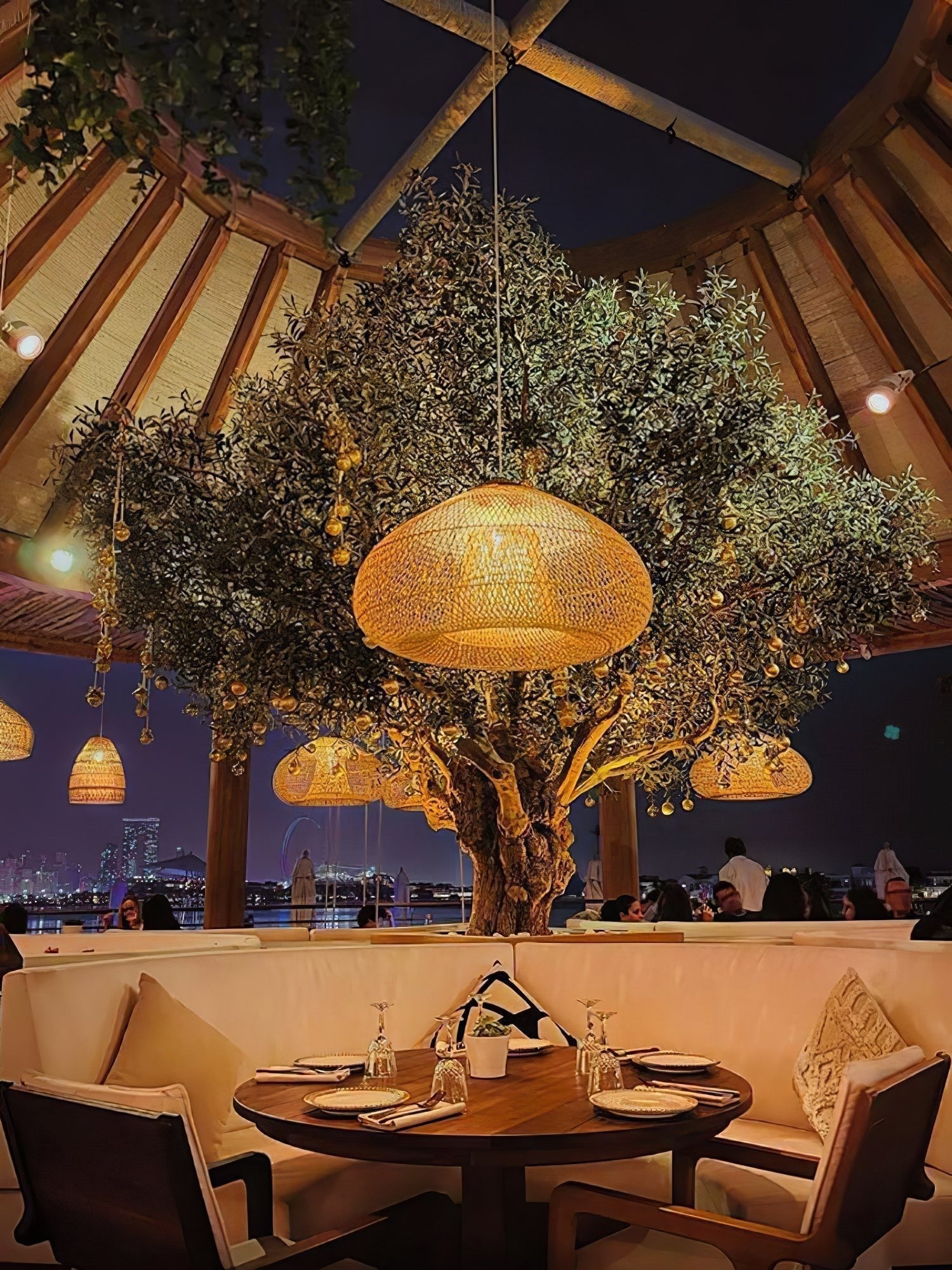 Solara Pendant Lamp Rattan Swag Woven - Letslighting