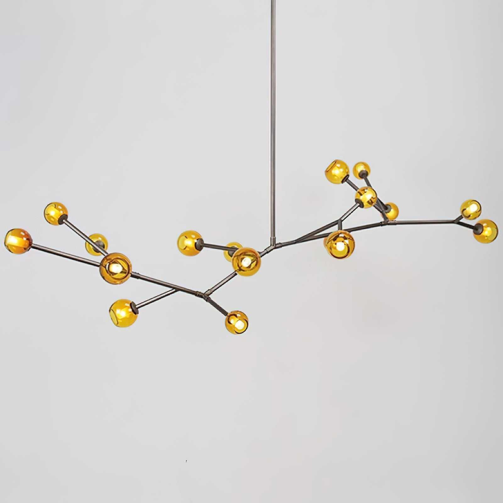 Kinetic Individuel Créativité Laiton Verre Lustre - Neutralighting