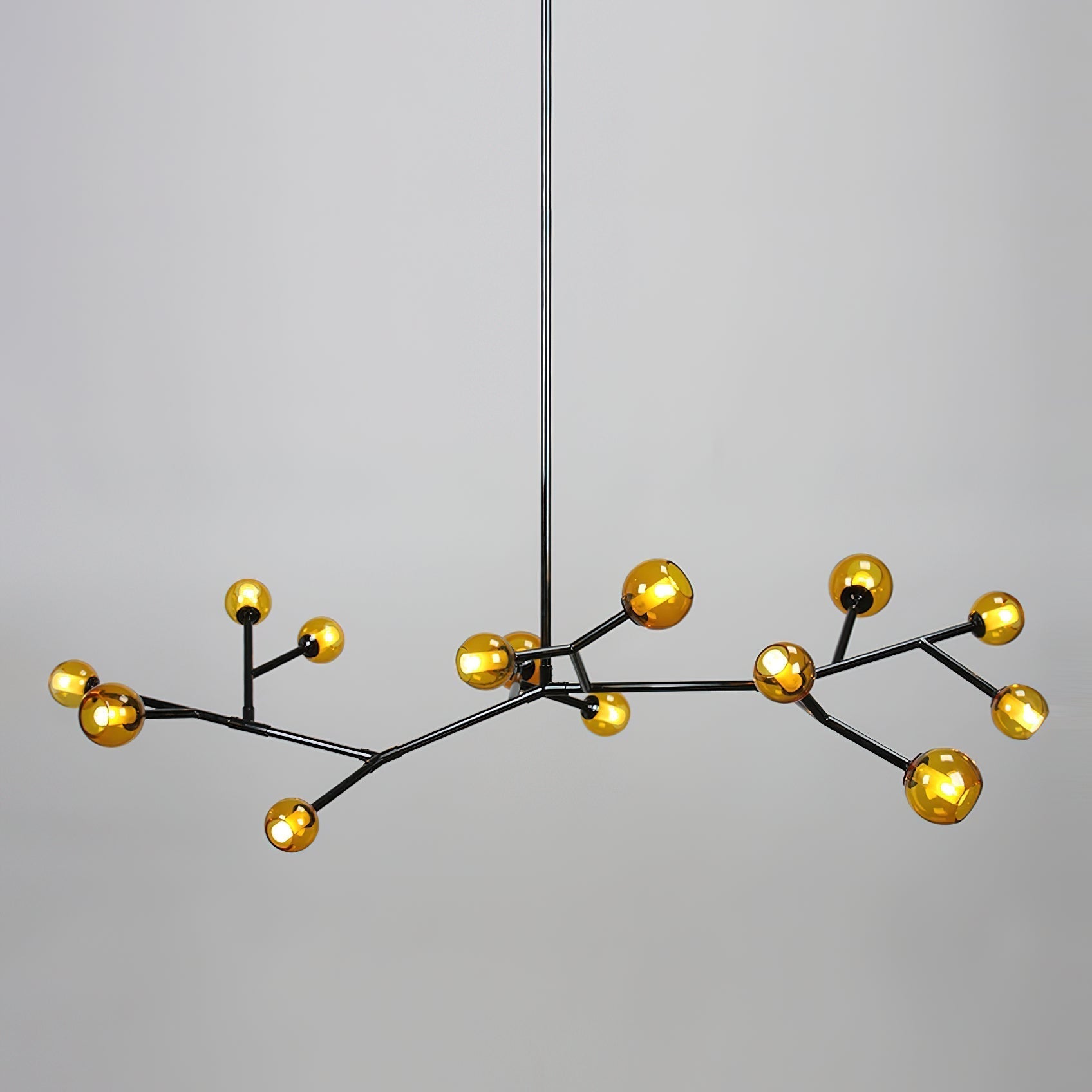 Kinetic Individuel Créativité Laiton Verre Lustre - Neutralighting