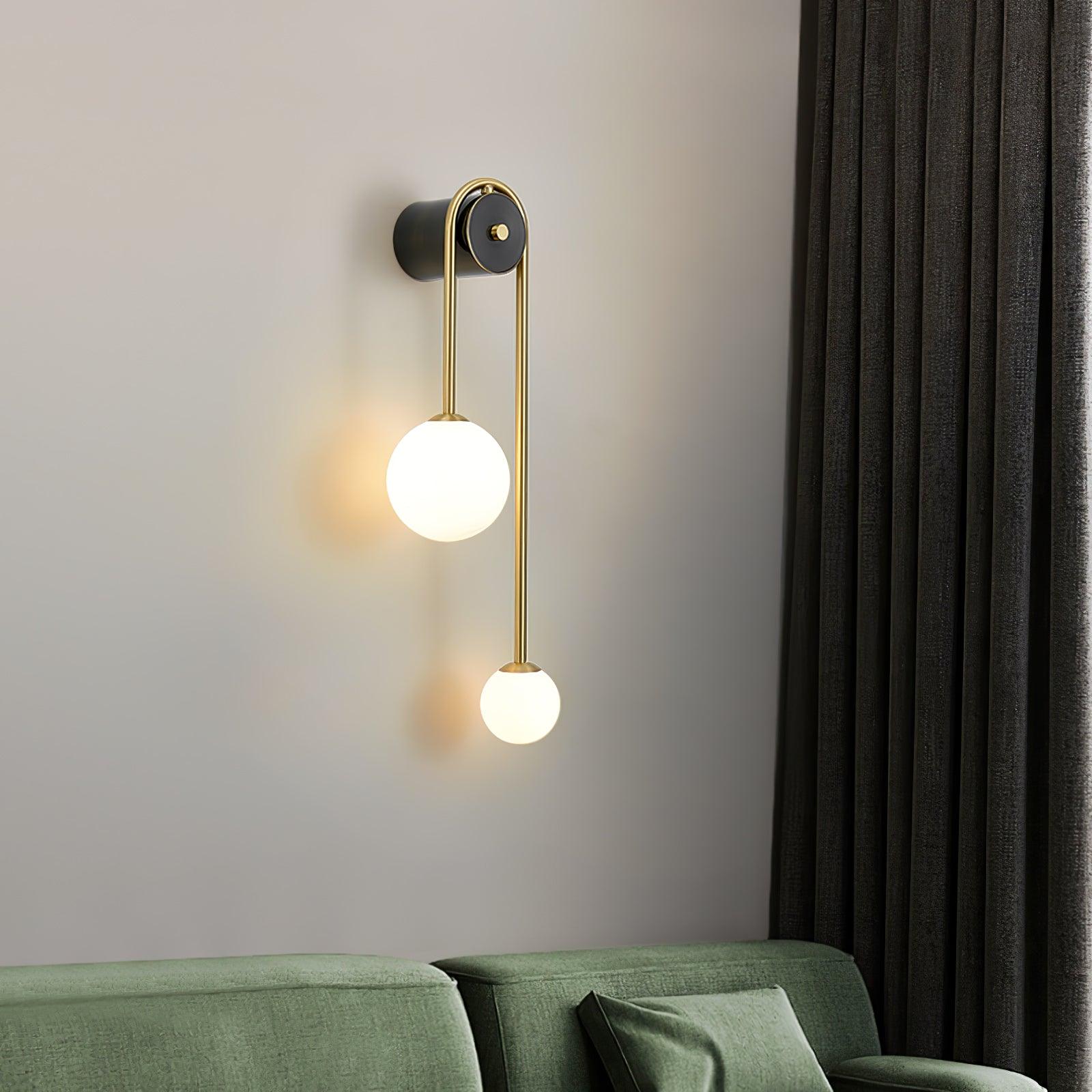 Elaro Applique Murale Arc en Laiton - Neutralighting