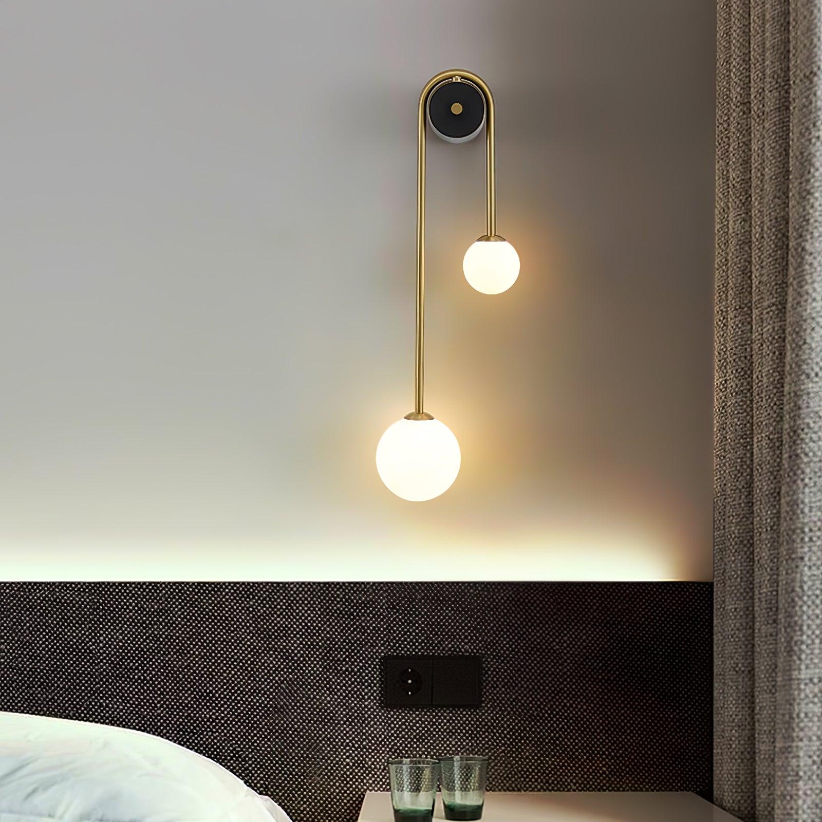 Elaro Applique Murale Arc en Laiton - Neutralighting