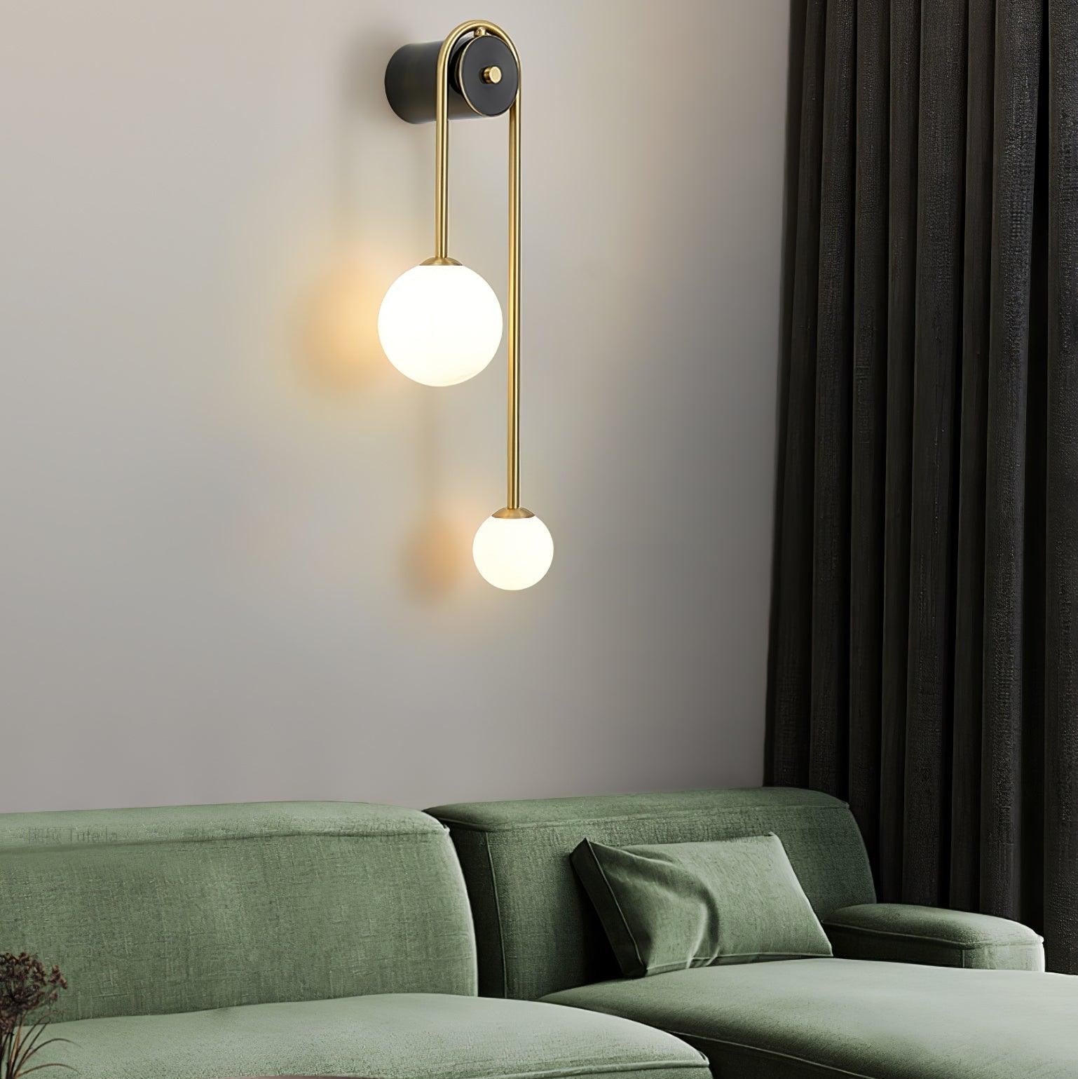 Elaro Applique Murale Arc en Laiton - Neutralighting
