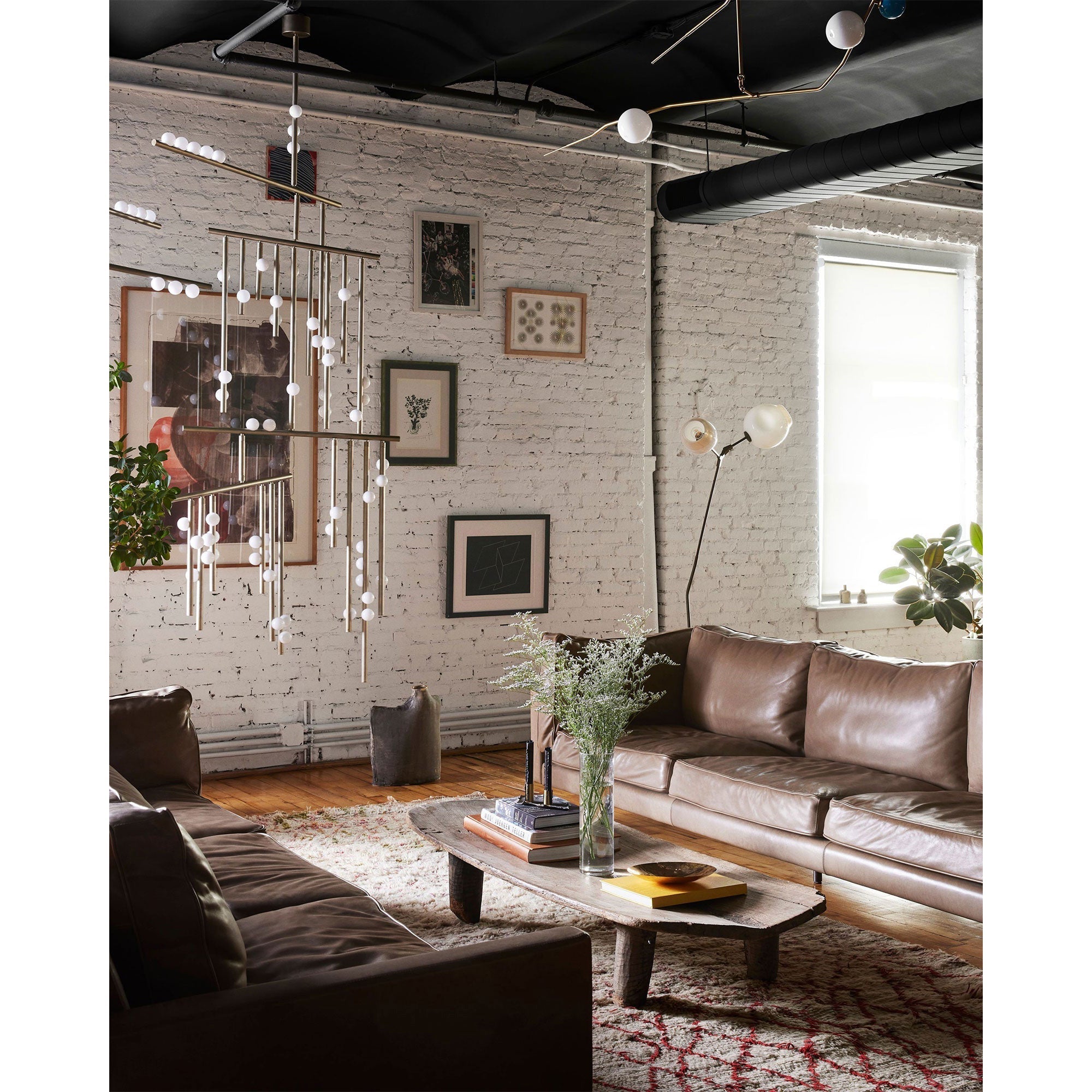 Orbis Moderne Minimaliste Baisse Système Antique Verre Lustre - Neutralighting