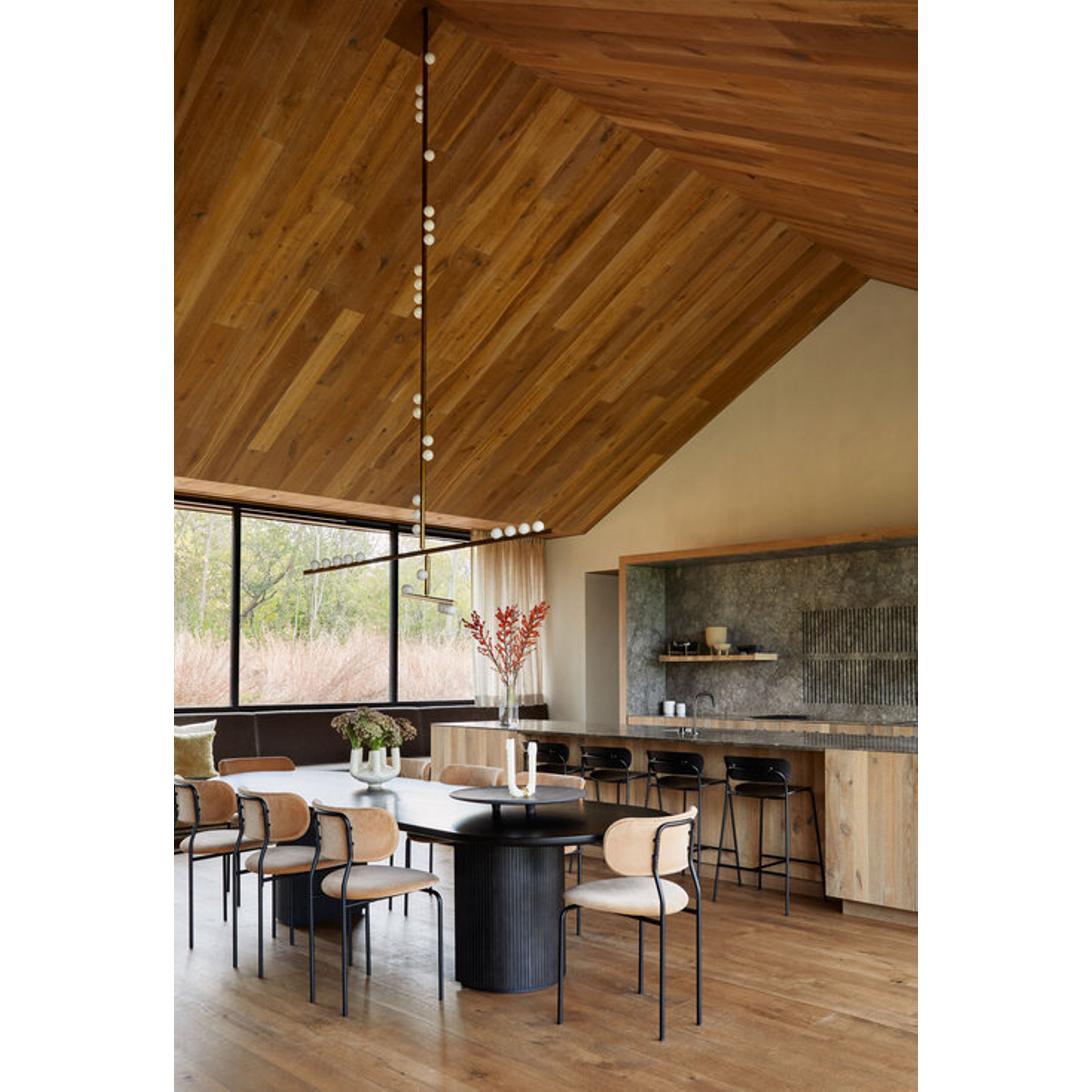 Orbis Moderne Minimaliste Baisse Système Antique Verre Lustre - Neutralighting
