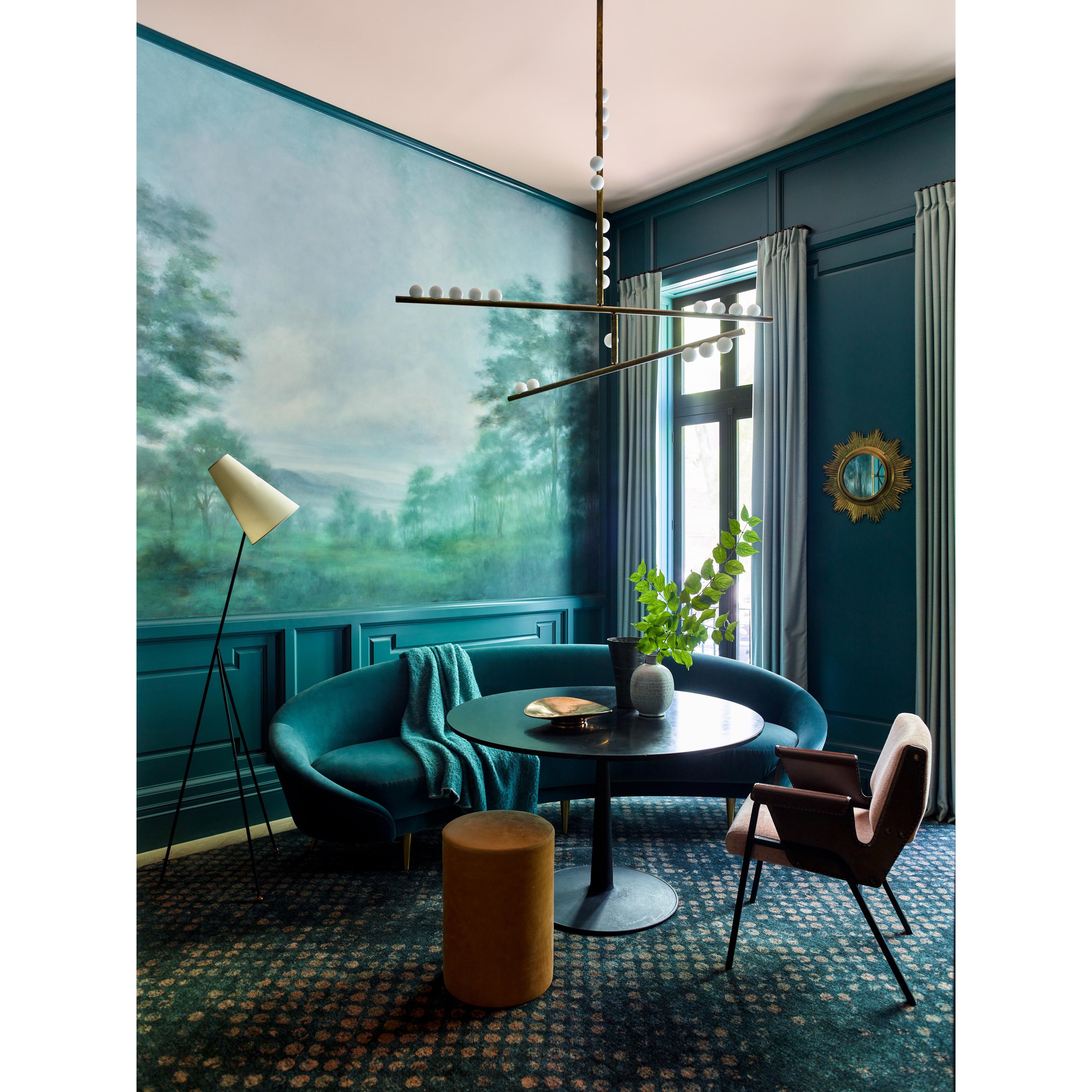 Orbis Moderne Minimaliste Baisse Système Antique Verre Lustre - Neutralighting