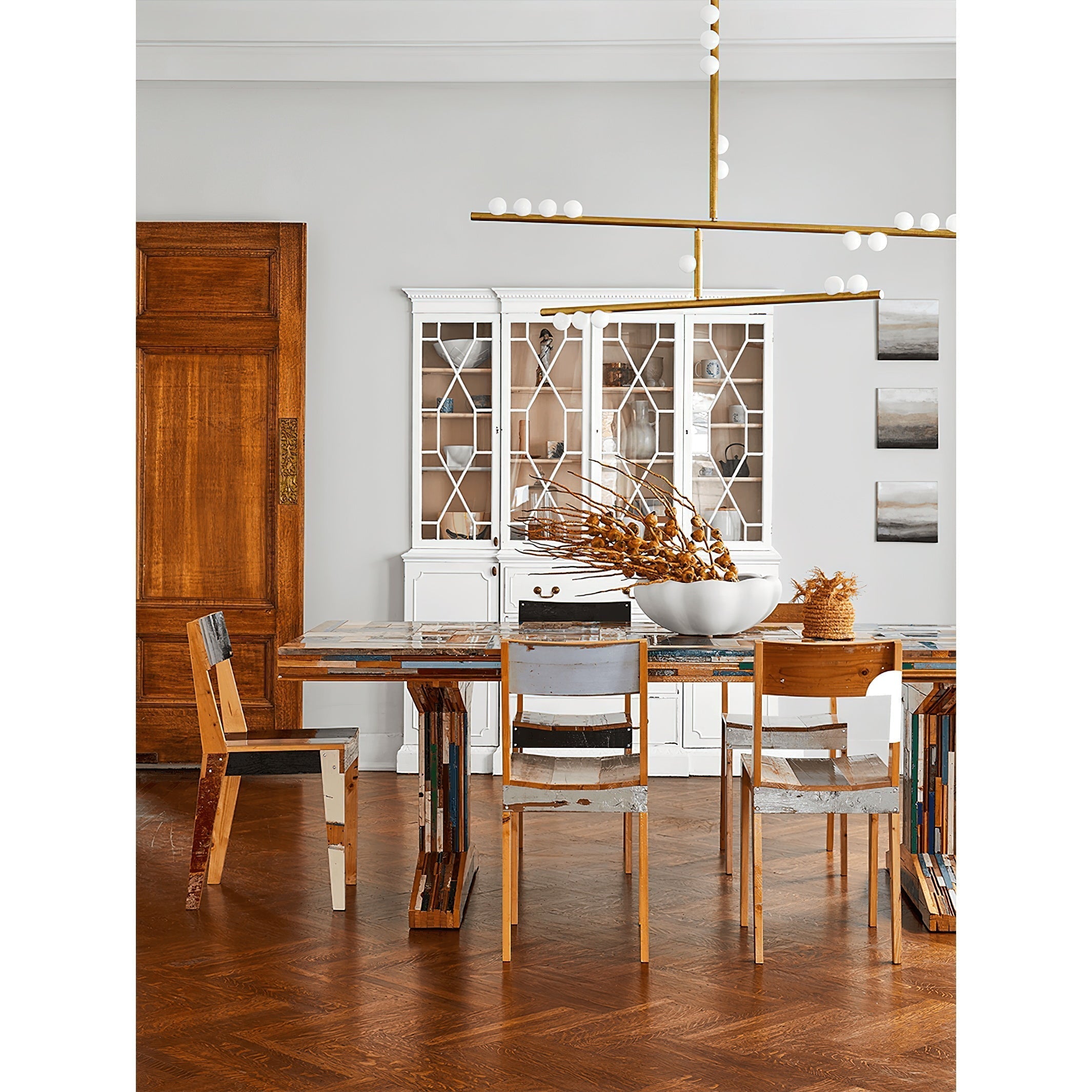 Orbis Moderne Minimaliste Baisse Système Antique Verre Lustre - Neutralighting