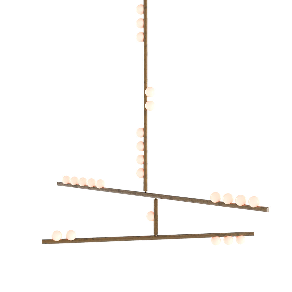 Orbis Moderne Minimaliste Baisse Système Antique Verre Lustre - Neutralighting