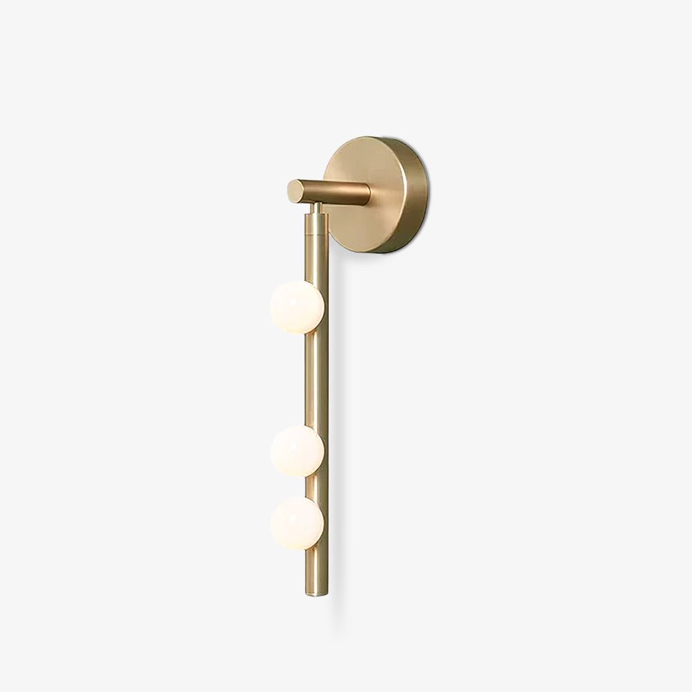 Rory Applique Murale Tube Laiton Verre Minimaliste Moderne - Neutralighting