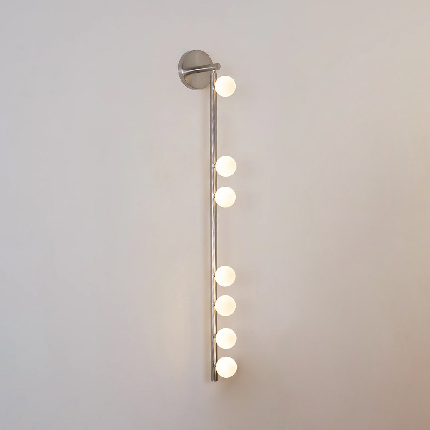 Pamela Tube Plug-in Brass Glass Wall Lamp - Neutralighting
