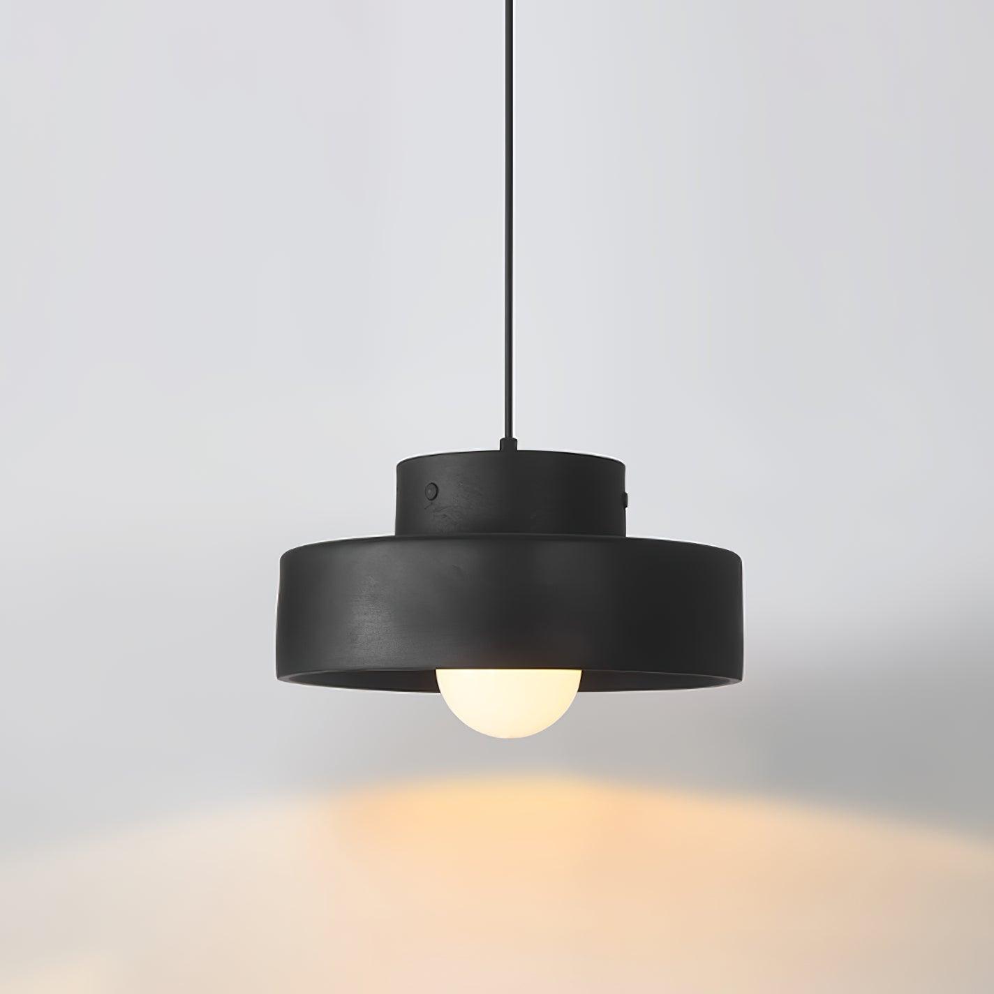 Bray Pendant Lamp Double Layers Resin - Letslighting