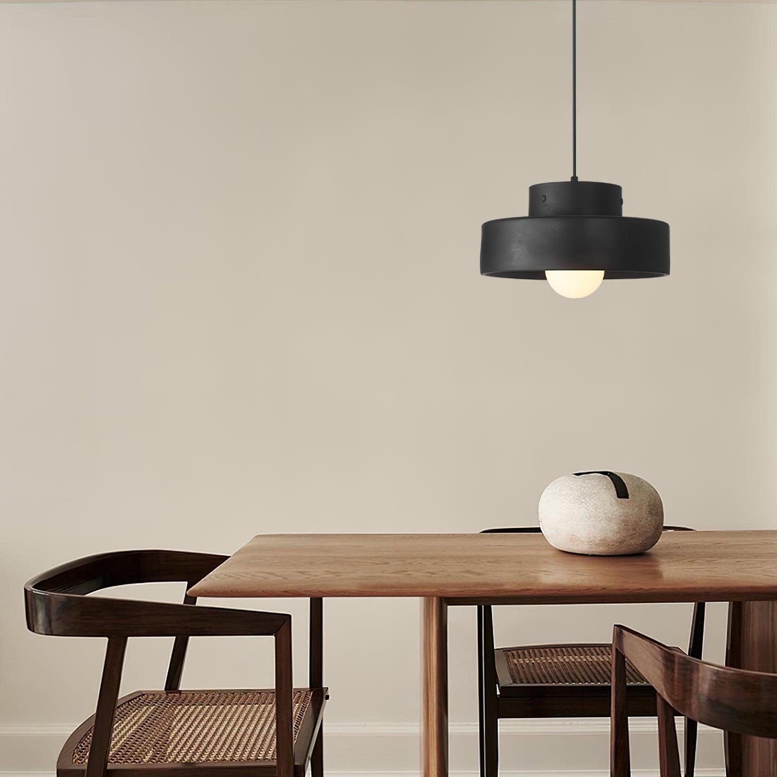 Bray Pendant Lamp Double Layers Resin - Letslighting