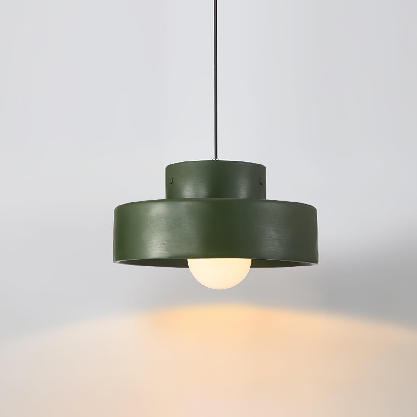 Bray Pendant Lamp Double Layers Resin - Letslighting