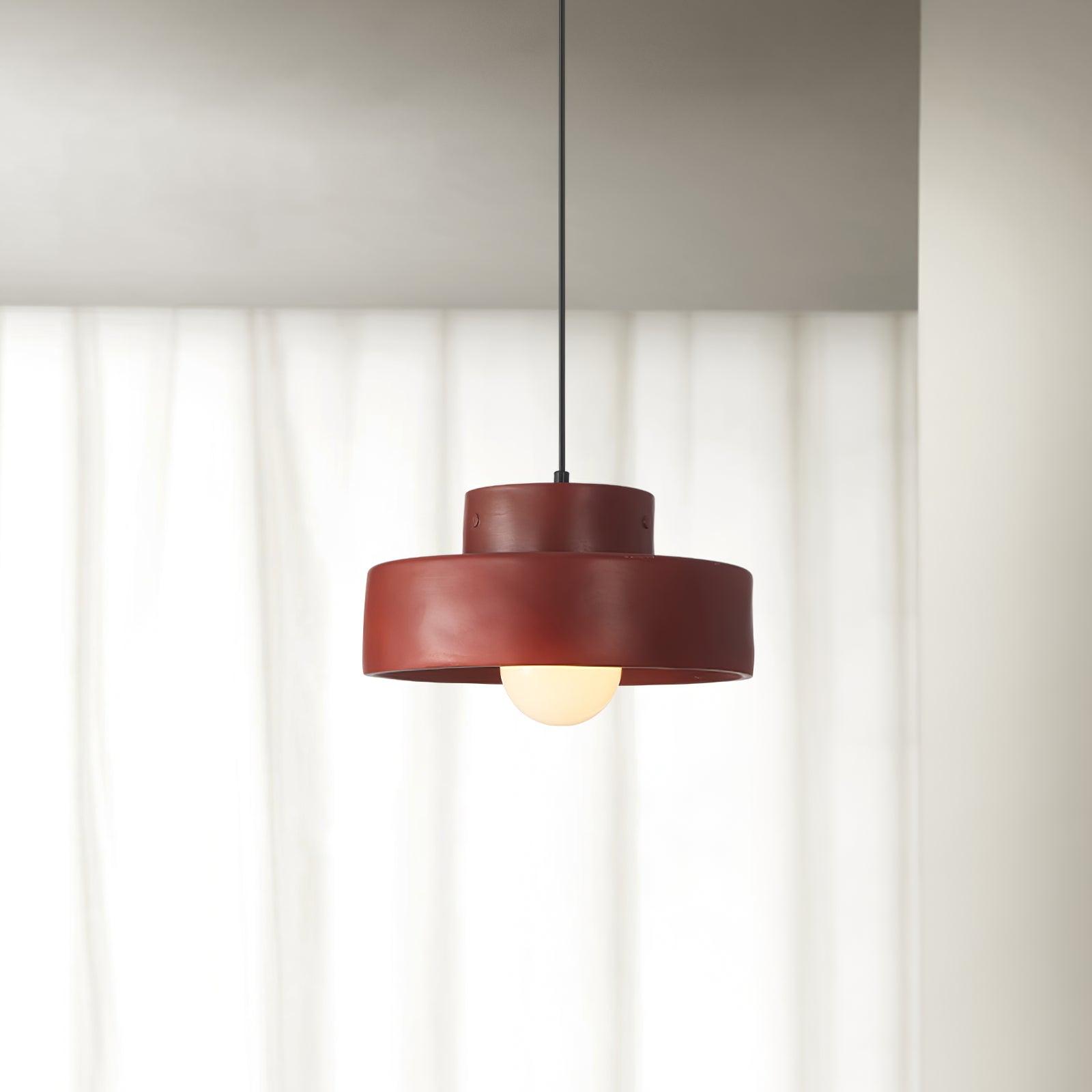 Bray Pendant Lamp Double Layers Resin - Letslighting