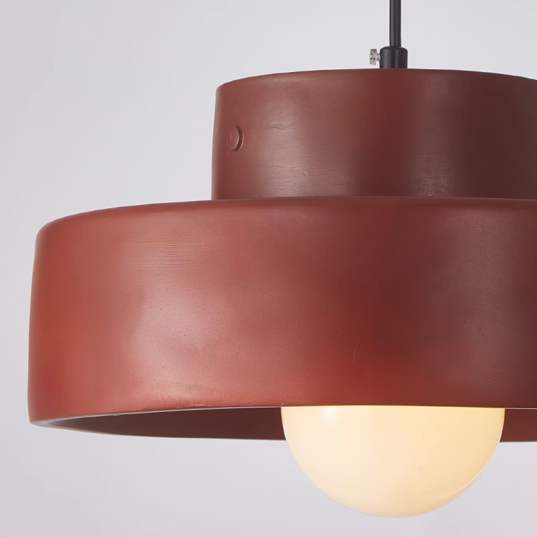 Bray Pendant Lamp Double Layers Resin - Letslighting