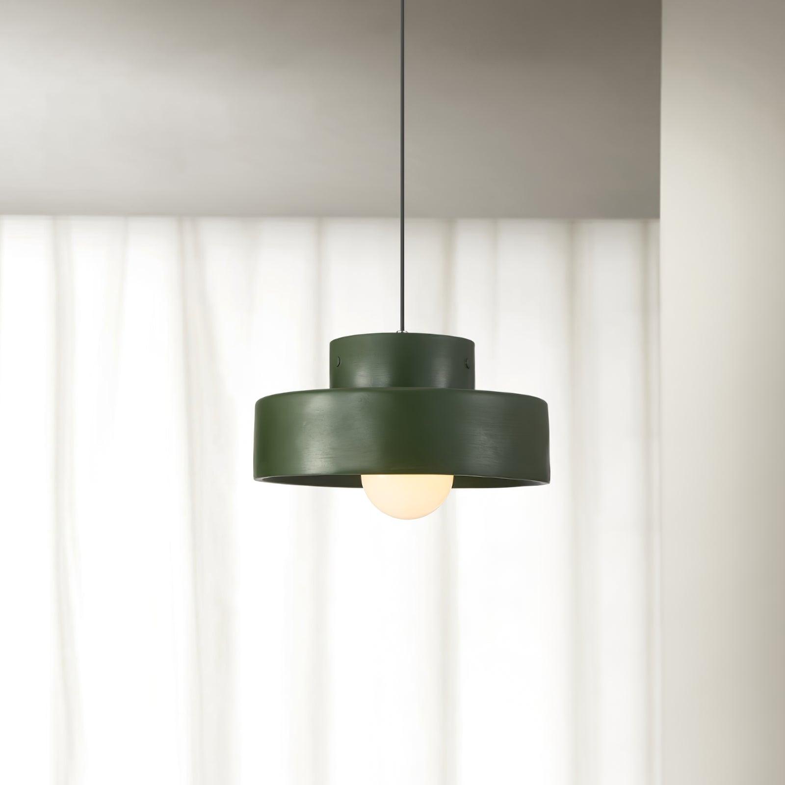 Bray Pendant Lamp Double Layers Resin - Letslighting