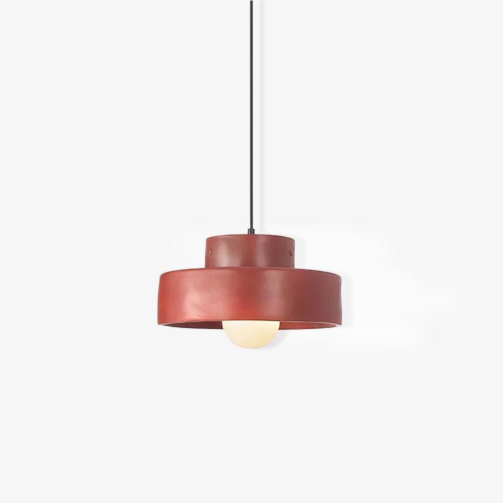 Bray Pendant Lamp Double Layers Resin - Letslighting