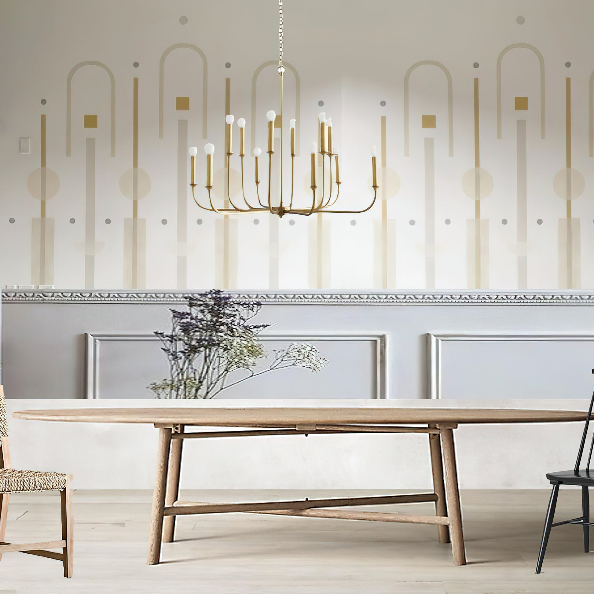 Orrinora Lustre Industriel Vintage en Métal - Neutralighting