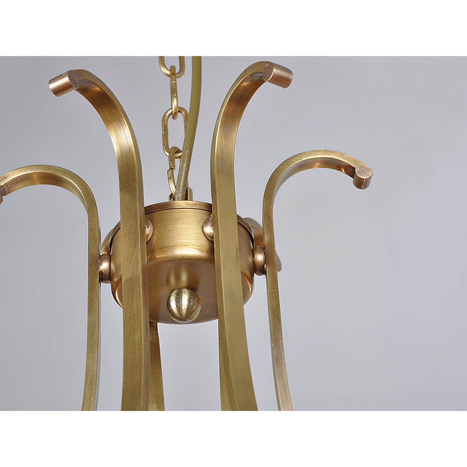 Ethos Prime Élégance Laiton Métal Verre Lustre - Neutralighting