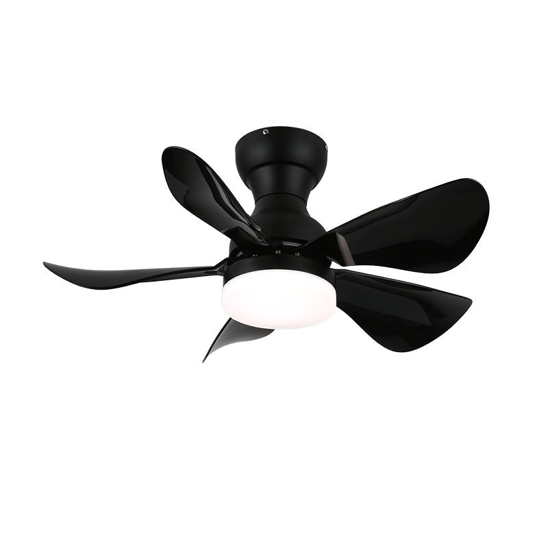 Ventilateur de plafond Callen en bois, finition blanche
