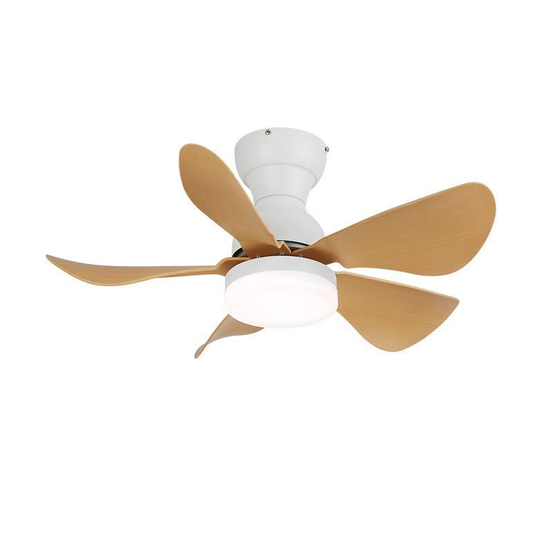 Ventilateur de plafond Callen en bois avec pales en grain de bois naturel