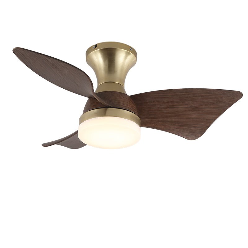 Plafonnier Ventilateur Aureon Moderne en Bois, schéma des dimensions