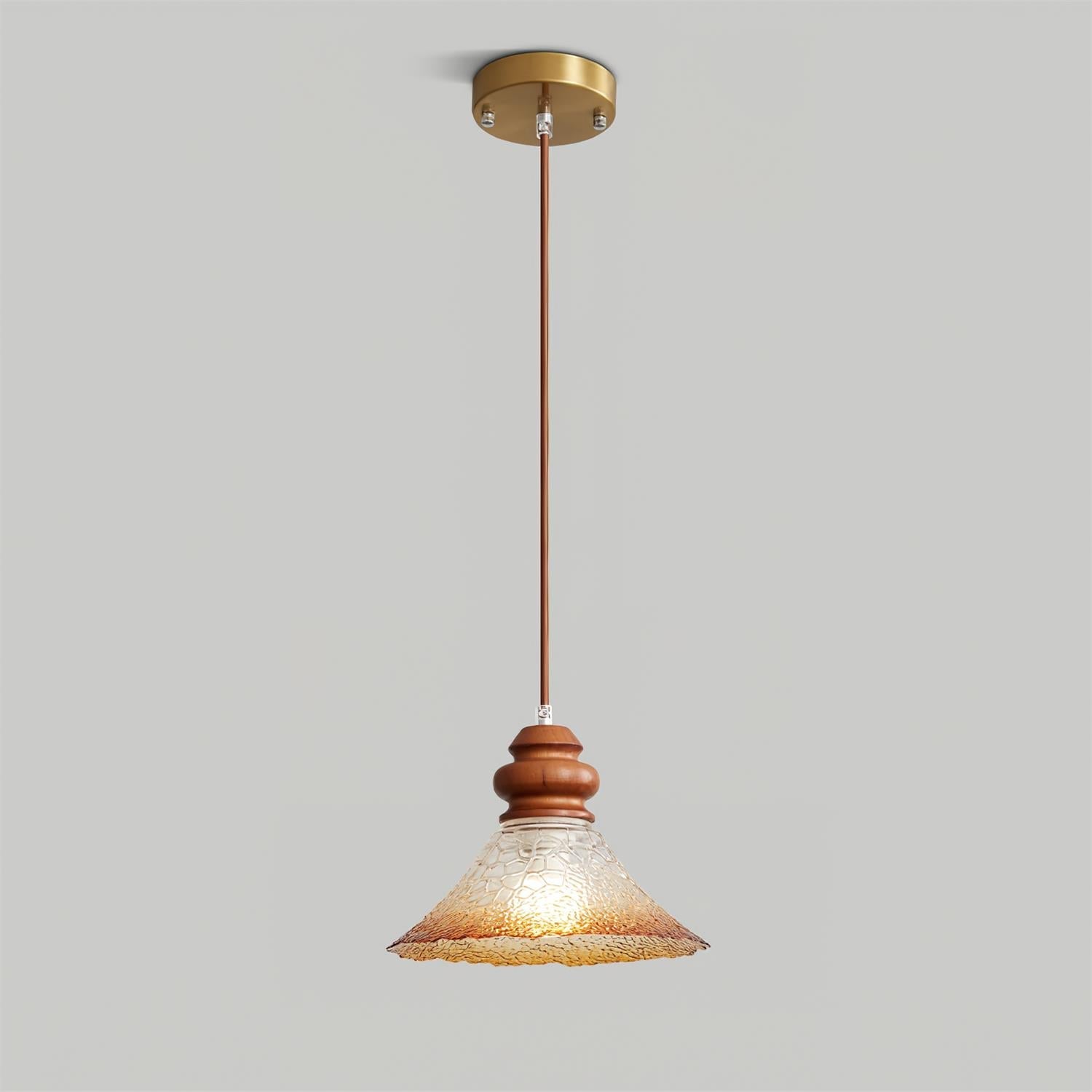 Brenna Suspension Accent en Verre Texturé - Neutralighting