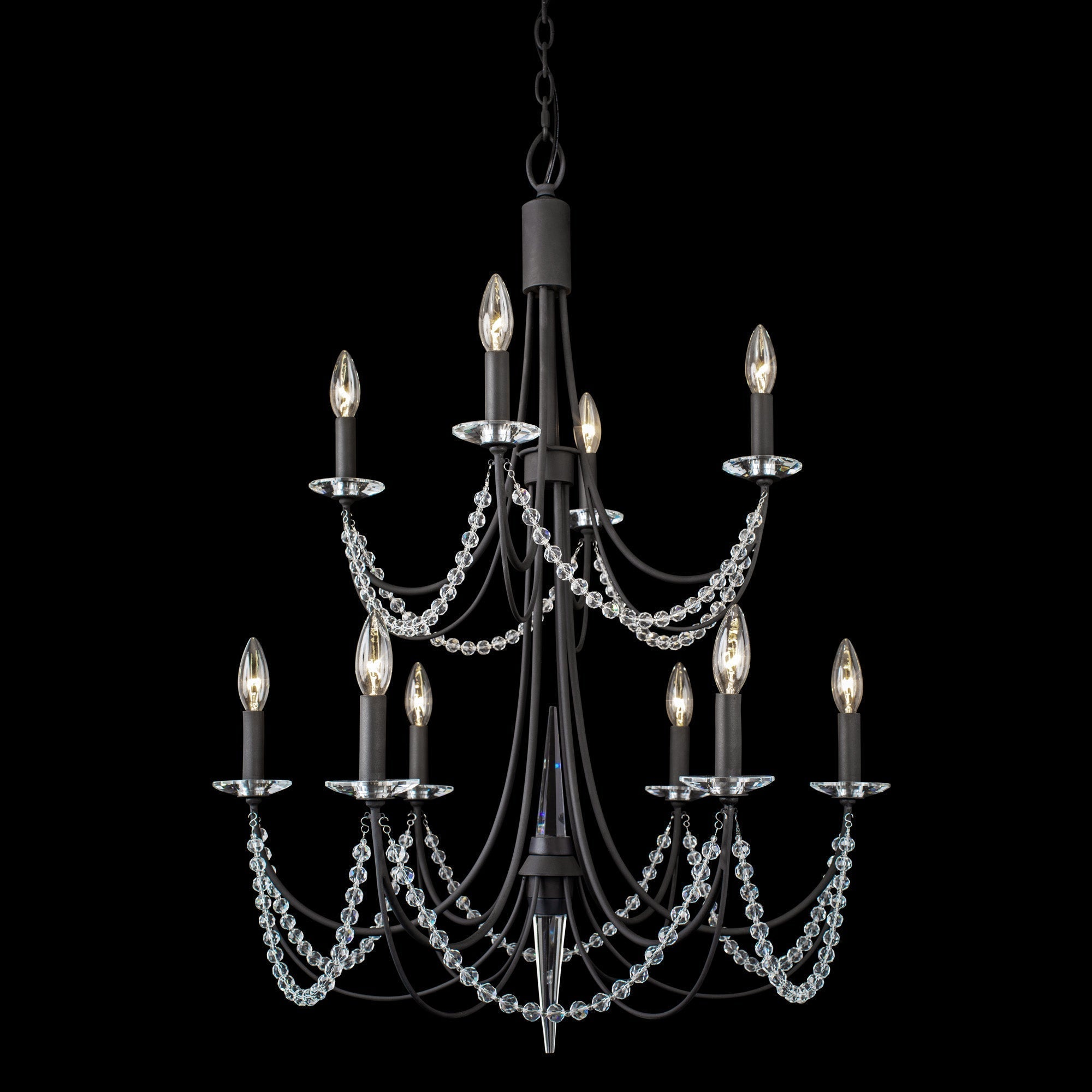 Purelux Postmodern Luxe Laiton Métal Cristal Lustre - Neutralighting