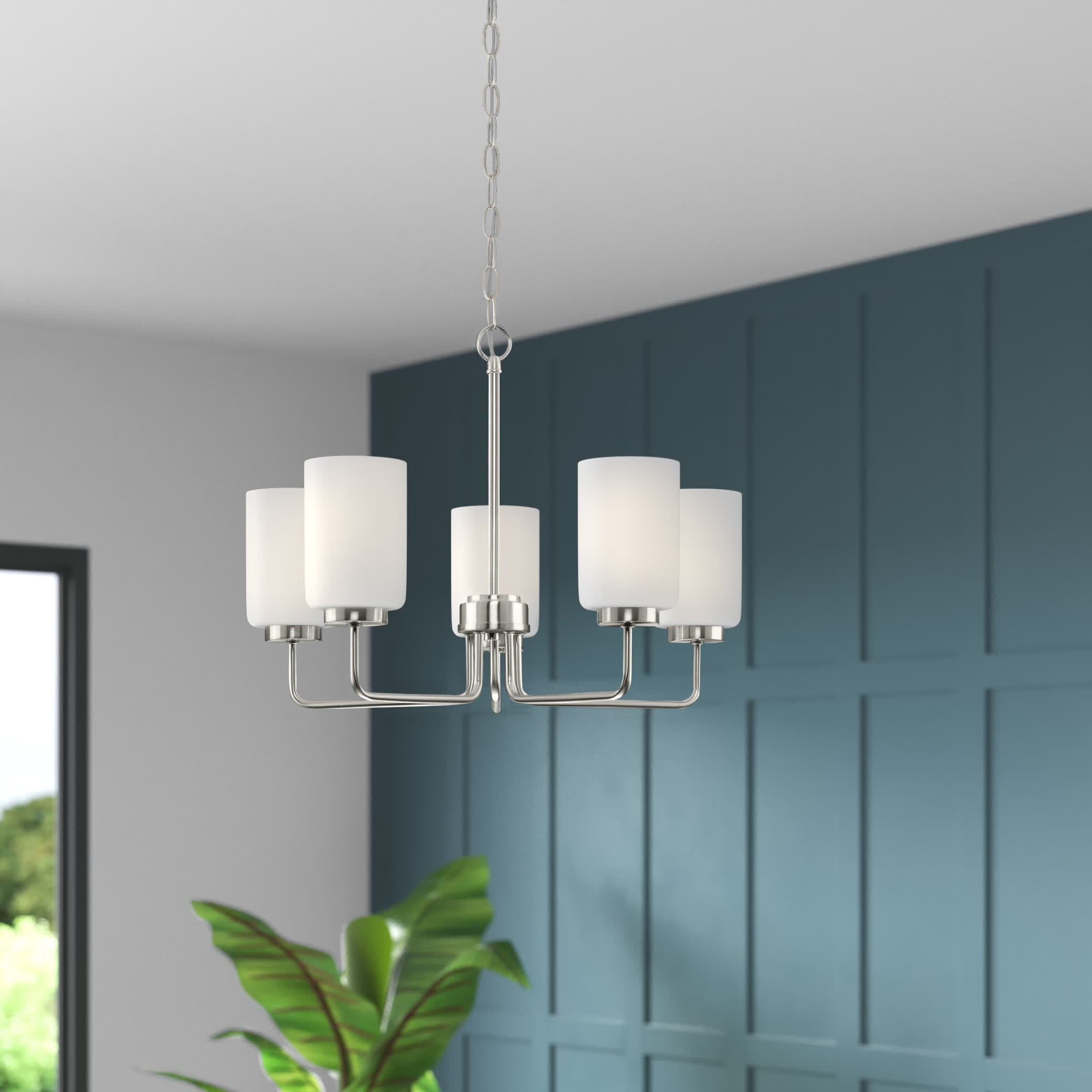 Neva Lustre Métal Noir Verre Minimaliste Moderne - Neutralighting